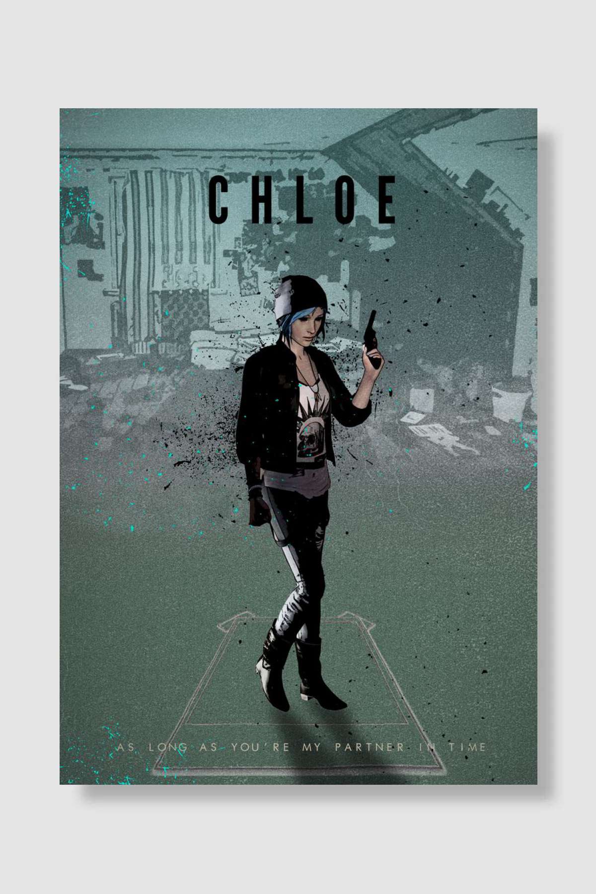 Life is Strange - Chloe Oyun Poster Çerçevesiz Yüksek Kalite Oyun Afiş Duvar Poster