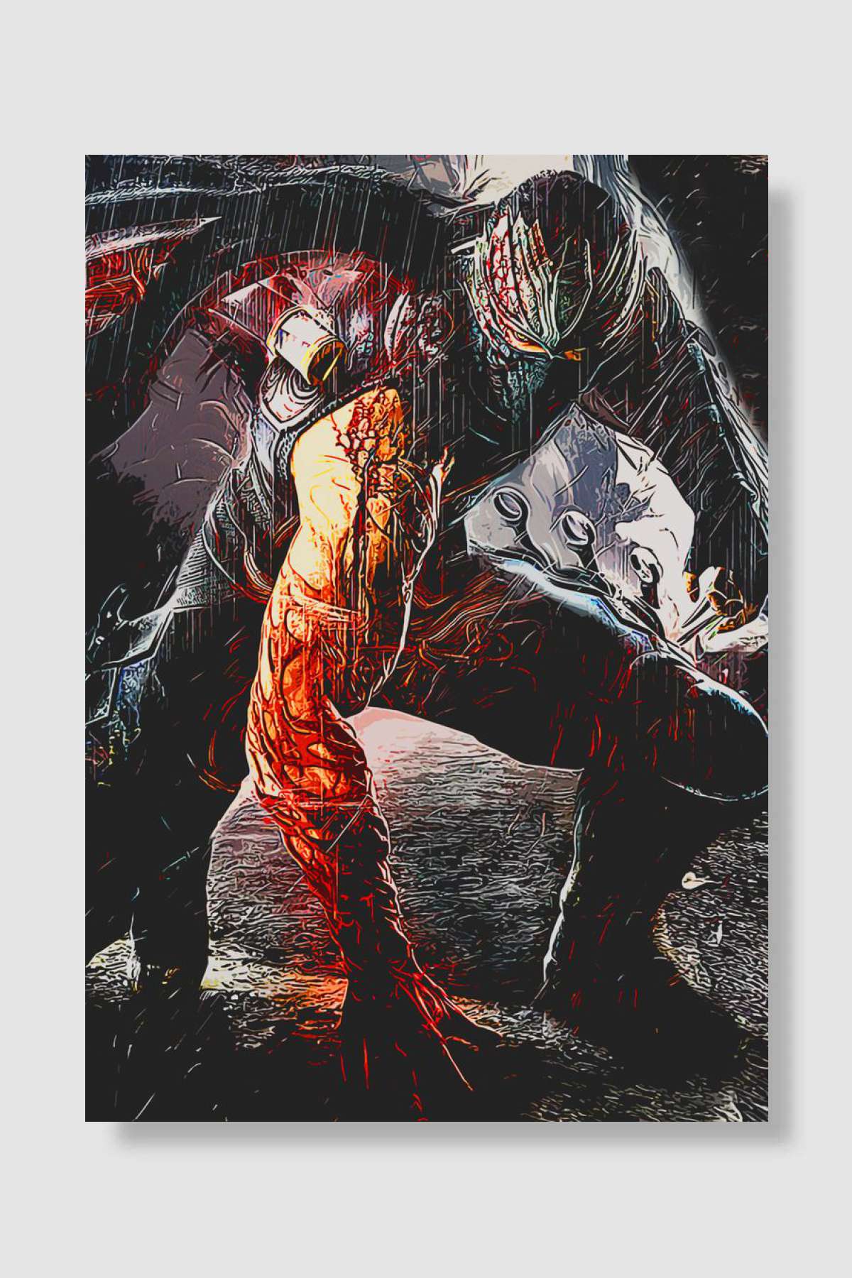 Ryu hayabusa Oyun Poster Çerçevesiz Yüksek Kalite Oyun Afiş Duvar Poster