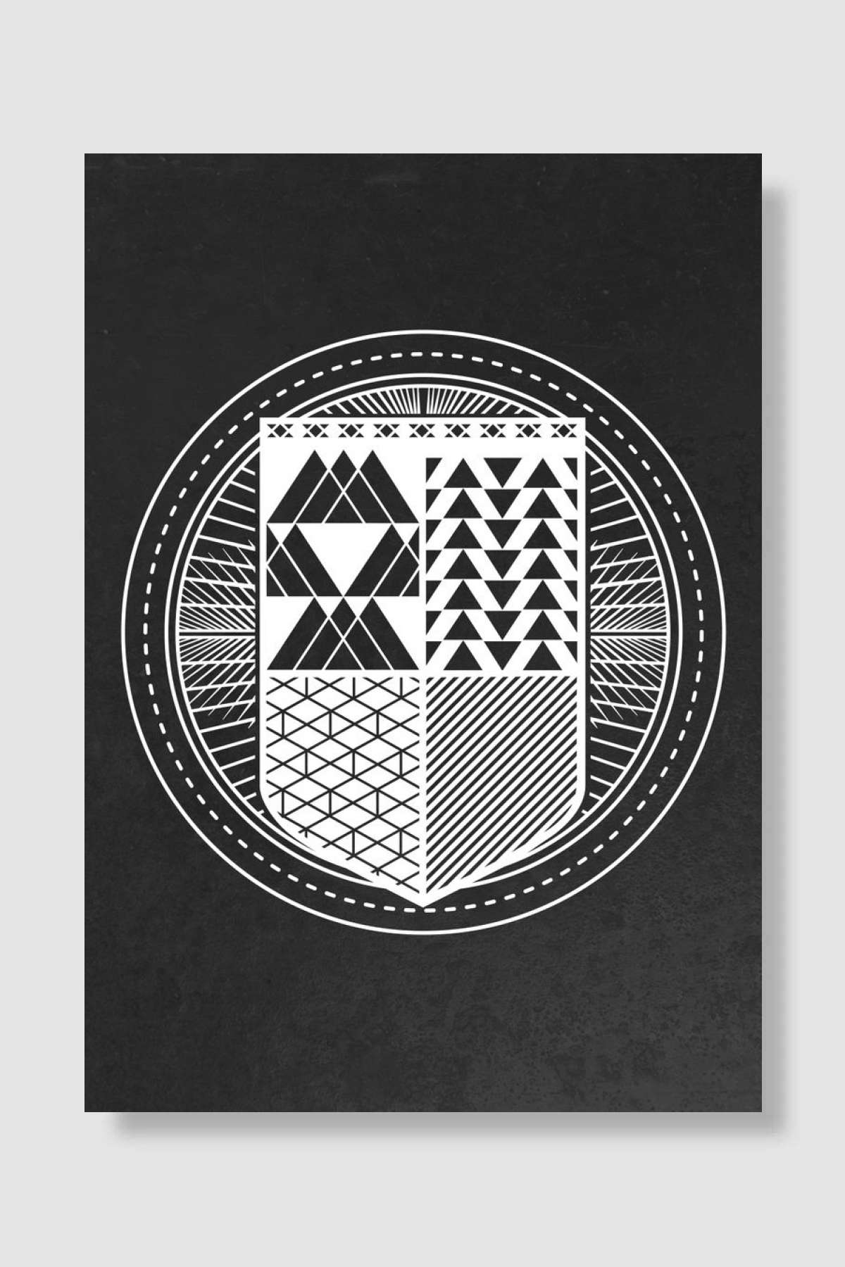 Guardian Symbol Oyun Poster Çerçevesiz Yüksek Kalite Oyun Afiş Duvar Poster