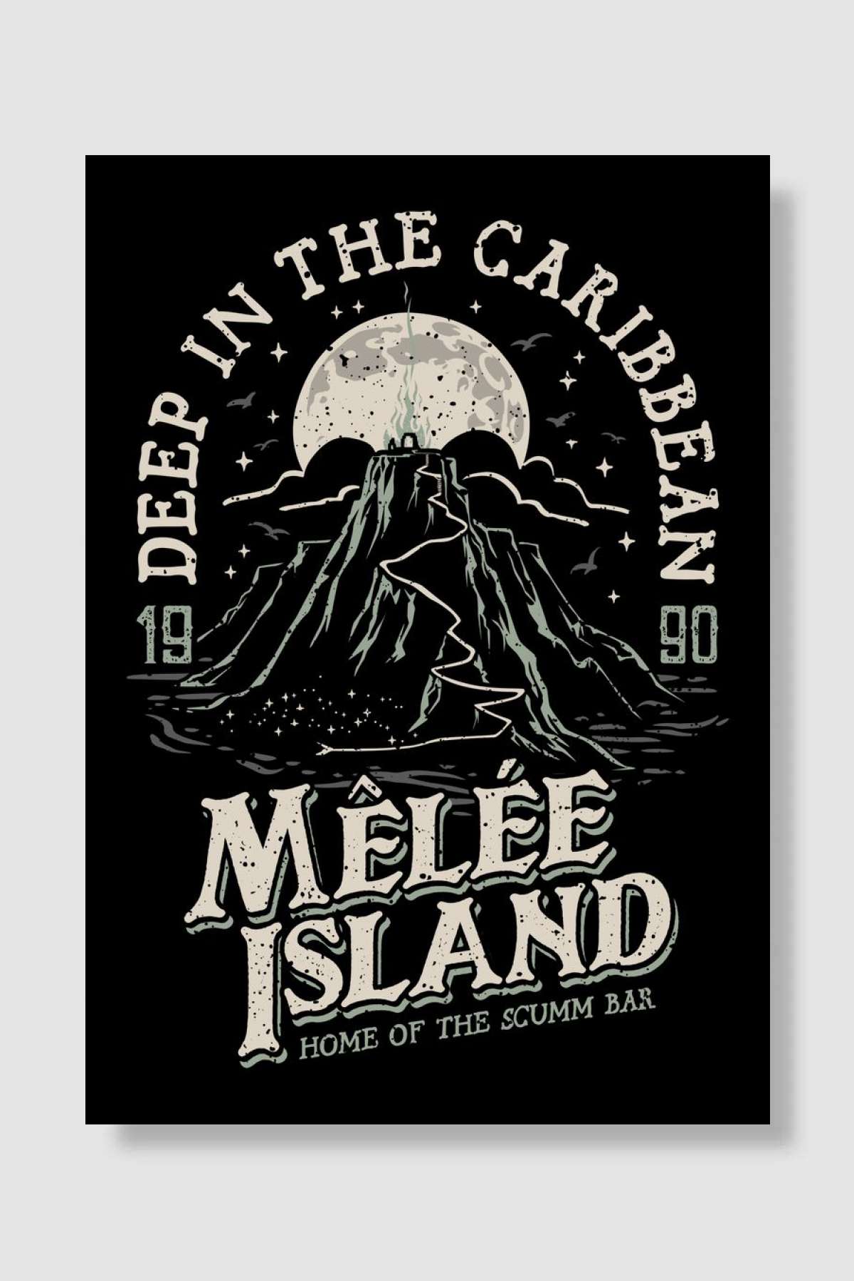 Deep in the Caribbean Oyun Poster Çerçevesiz Yüksek Kalite Oyun Afiş Duvar Poster - En İyi Fiyatlarla