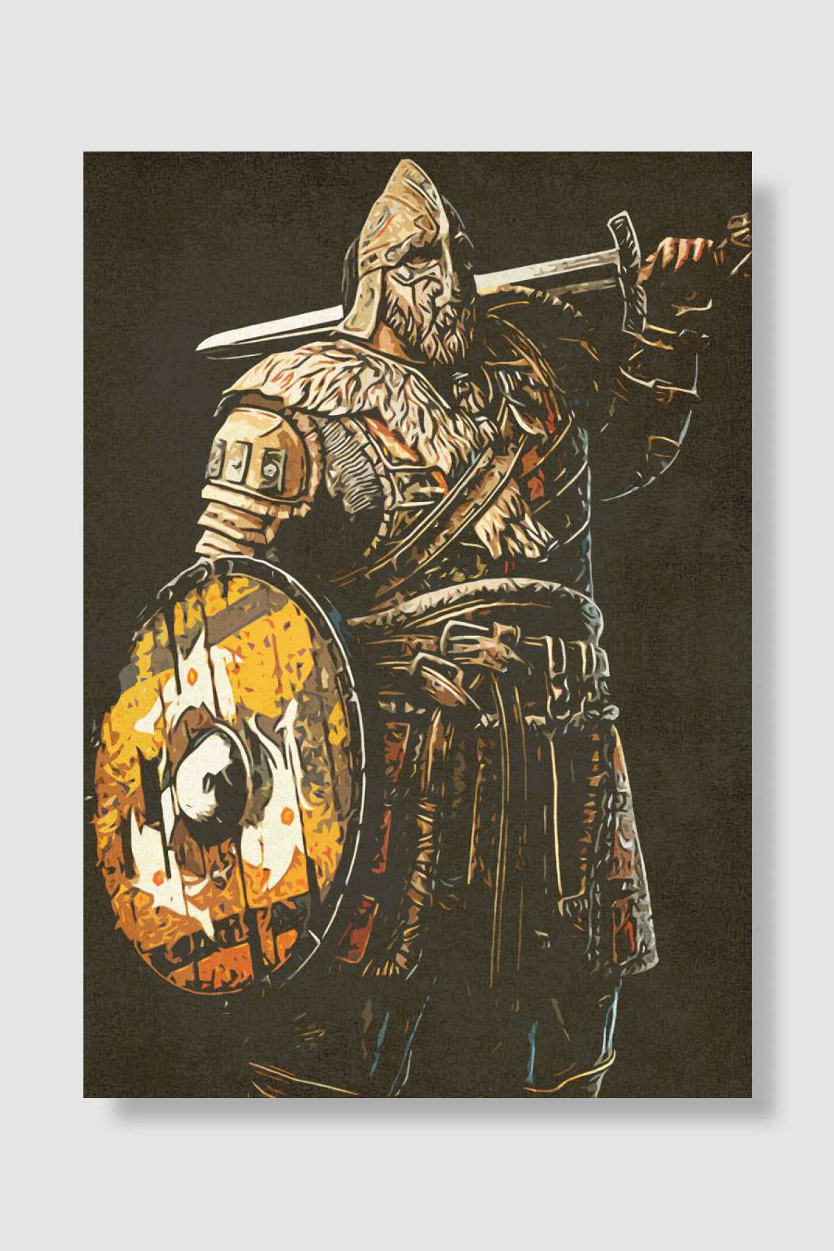 Warlord For Honor Oyun Poster Çerçevesiz Yüksek Kalite Oyun Afiş Duvar Poster