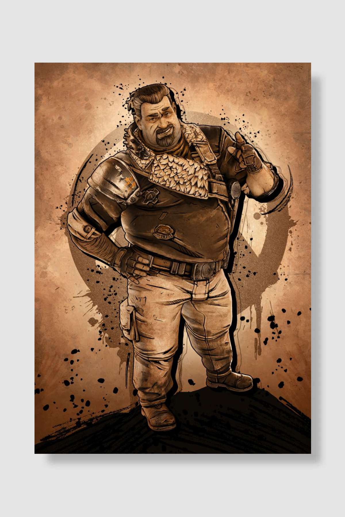 Marcus Oyun Poster Çerçevesiz Yüksek Kalite Oyun Afiş Duvar Poster