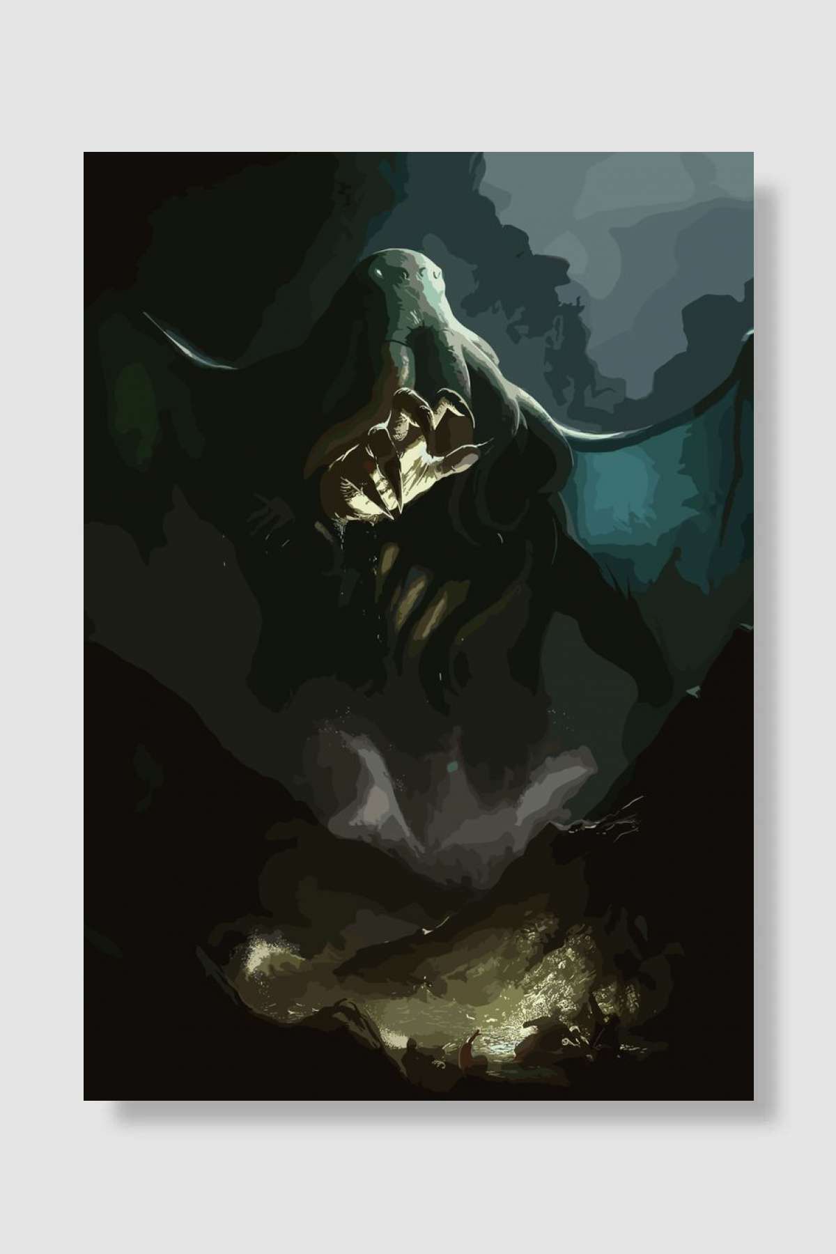 ctulhu Oyun Poster Çerçevesiz Yüksek Kalite Oyun Afiş Duvar Poster