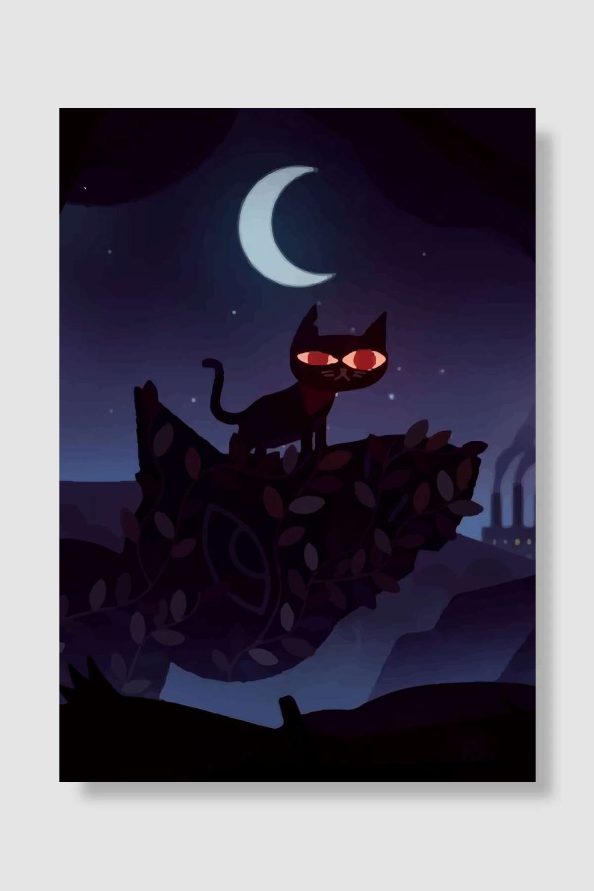 night in the woods Oyun Poster Çerçevesiz Yüksek Kalite Oyun Afiş Duvar Poster
