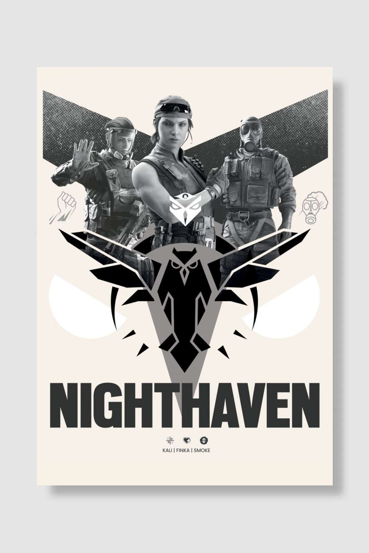 Nighthaven Oyun Poster Çerçevesiz Yüksek Kalite Oyun Afiş Duvar Poster
