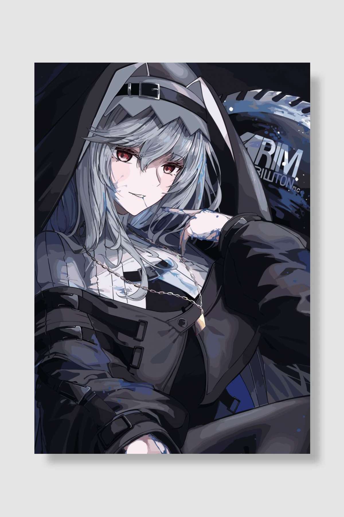 Anime Girl Oyun Poster Çerçevesiz Yüksek Kalite Oyun Afiş Duvar Poster