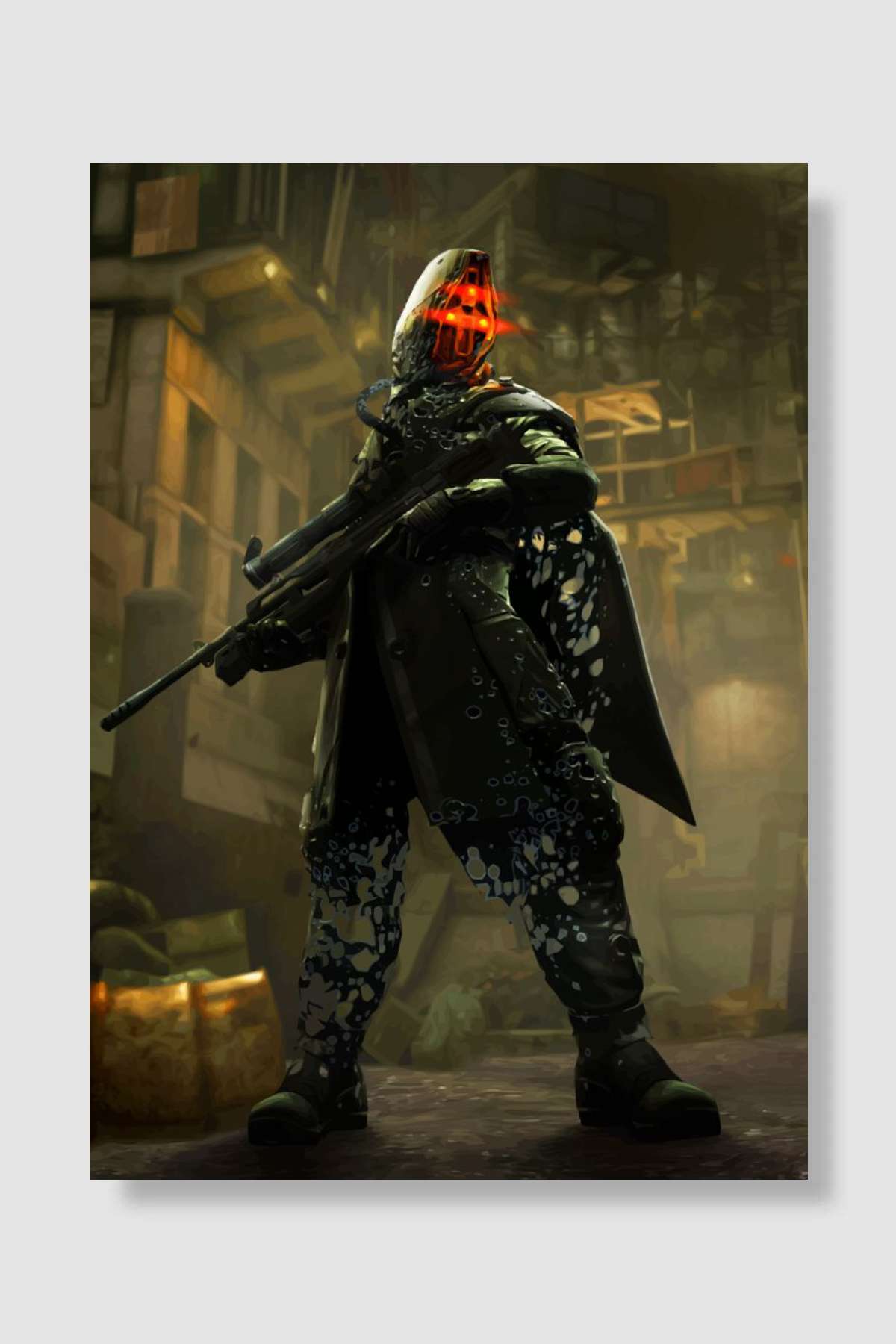 Killzone Shadow Fall Oyun Poster Çerçevesiz Yüksek Kalite Oyun Afiş Duvar Poster