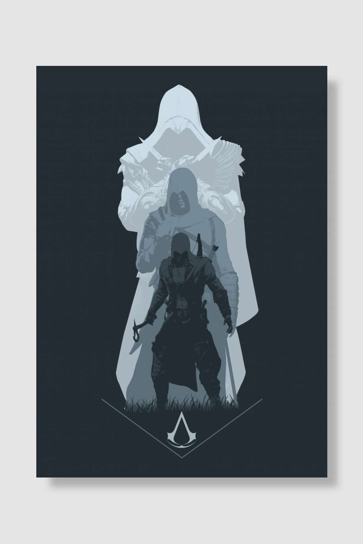 Assassins Oyun Poster Çerçevesiz Yüksek Kalite Oyun Afiş Duvar Poster