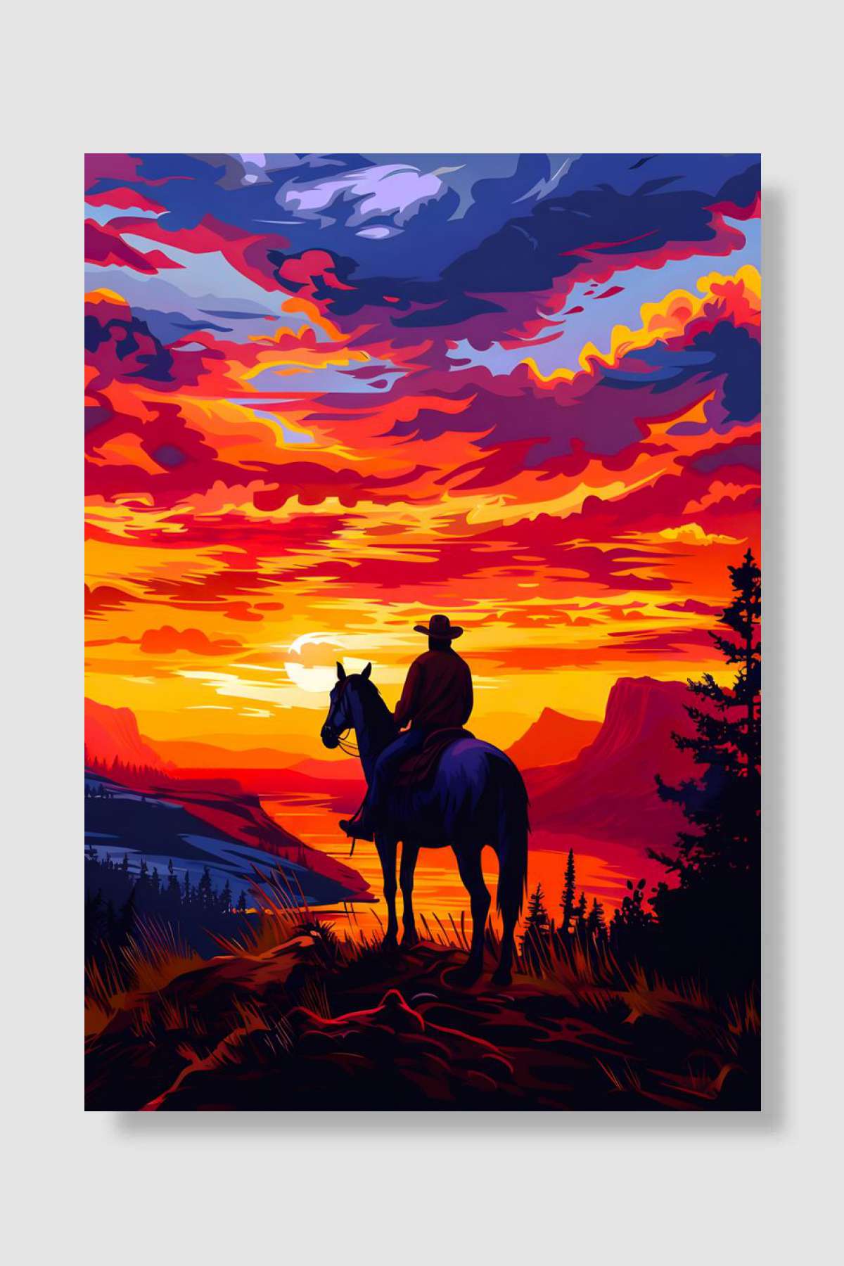 Arthur Morgan posters Oyun Poster Çerçevesiz Yüksek Kalite Oyun Afiş Duvar Poster