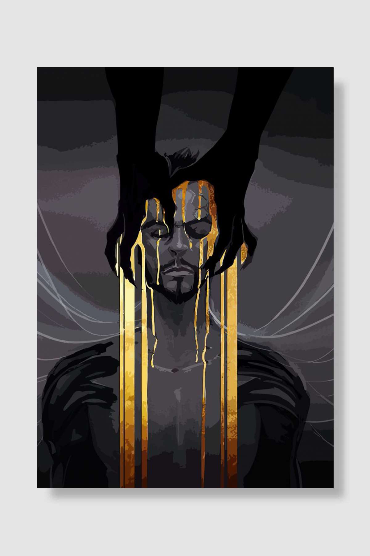 deus ex Oyun Poster Çerçevesiz Yüksek Kalite Oyun Afiş Duvar Poster