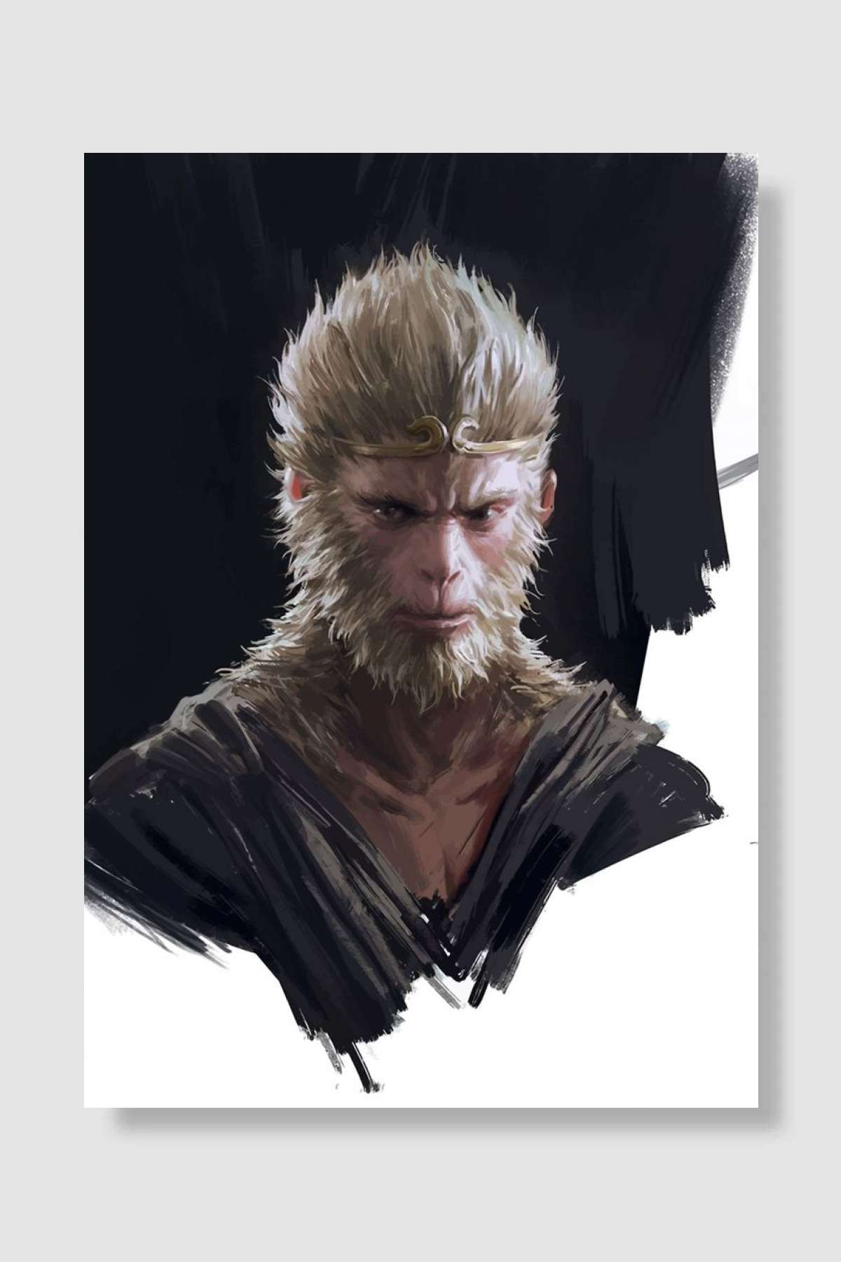Monkey King Oyun Poster Çerçevesiz Yüksek Kalite Oyun Afiş Duvar Poster