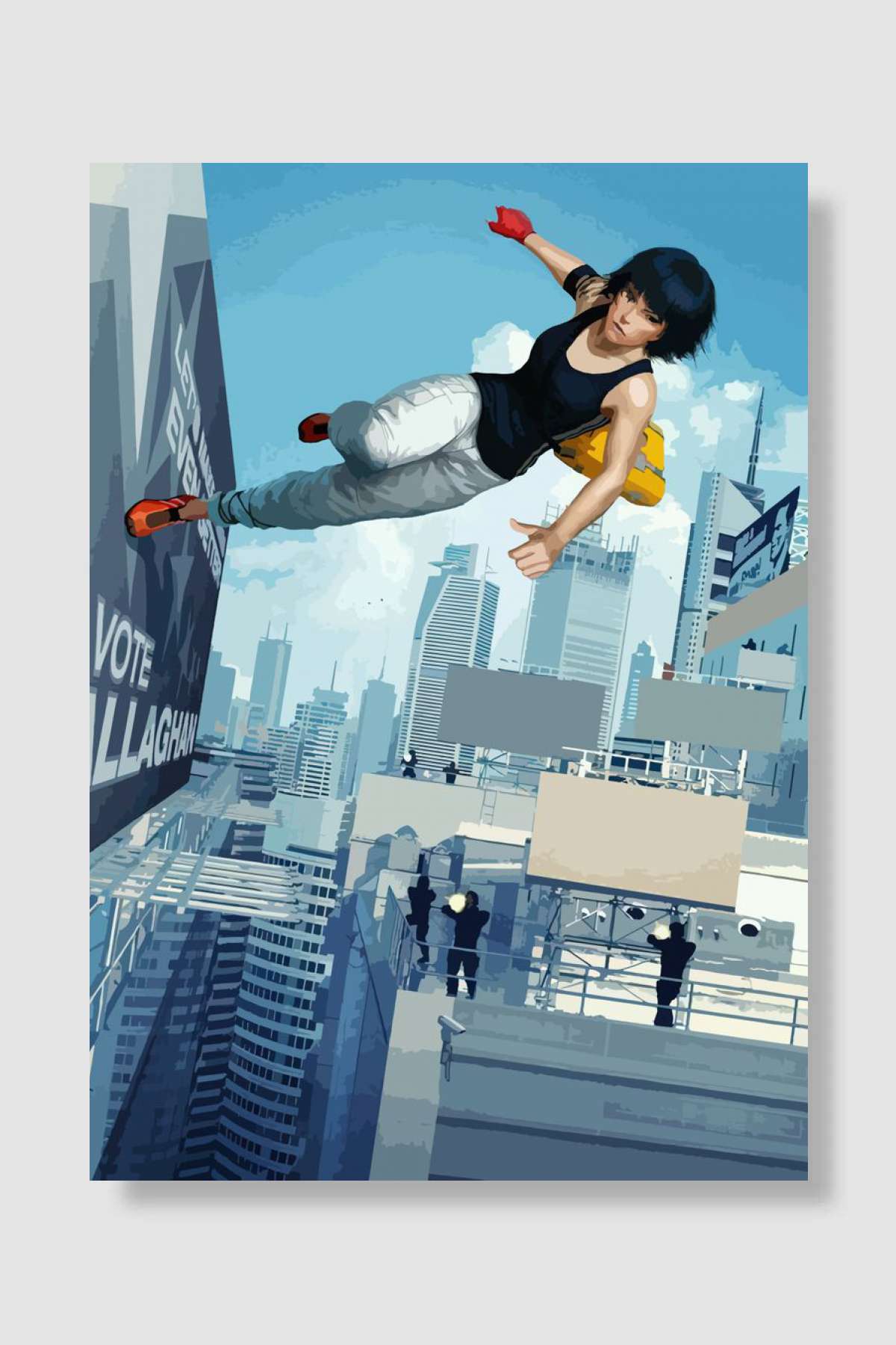 mirror edge game Oyun Poster Çerçevesiz Yüksek Kalite Oyun Afiş Duvar Poster - En İyi Fiyatlarla
