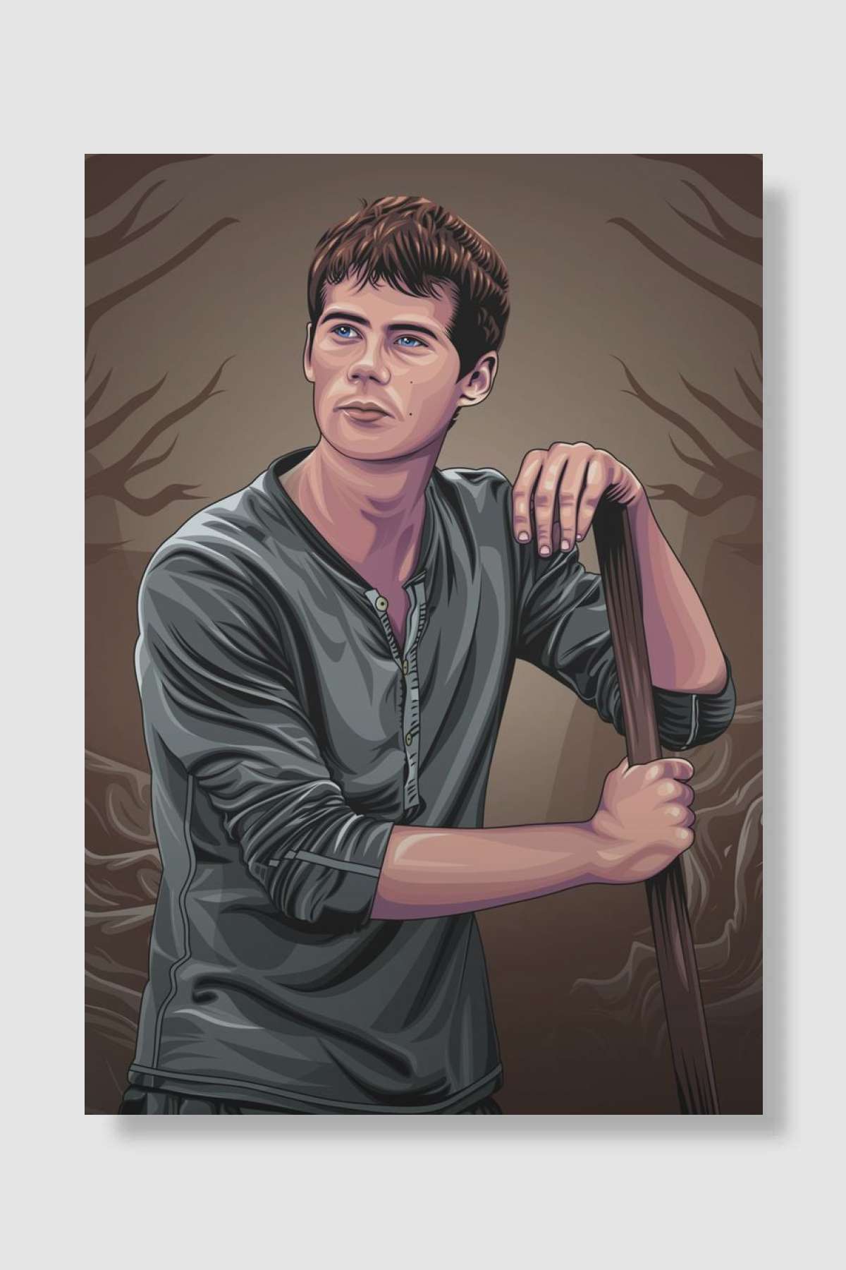 Maze Runner Illustration Oyun Poster Çerçevesiz Yüksek Kalite Oyun Afiş Duvar Poster - En İyi Fiyatlarla