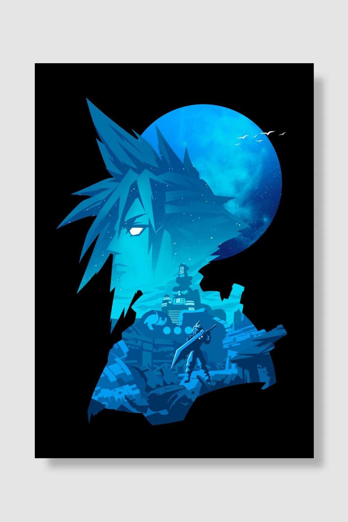 Negative Space Strife Oyun Poster Çerçevesiz Yüksek Kalite Oyun Afiş Duvar Poster