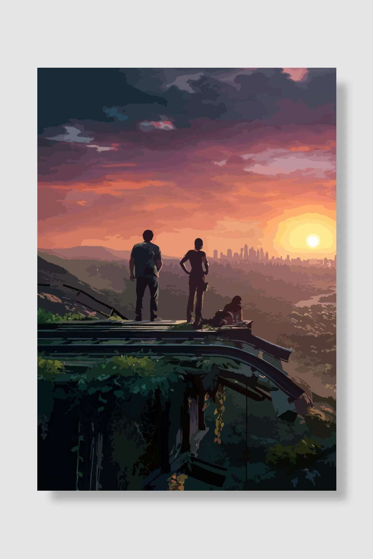 Enjoy The Sunset Oyun Poster Çerçevesiz Yüksek Kalite Oyun Afiş Duvar Poster