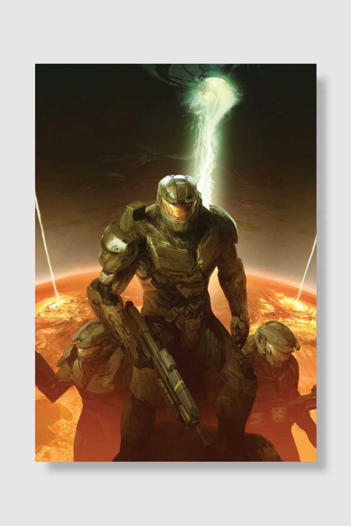 The Fall of Reach Oyun Poster Çerçevesiz Yüksek Kalite Oyun Afiş Duvar Poster - En İyi Fiyatlarla