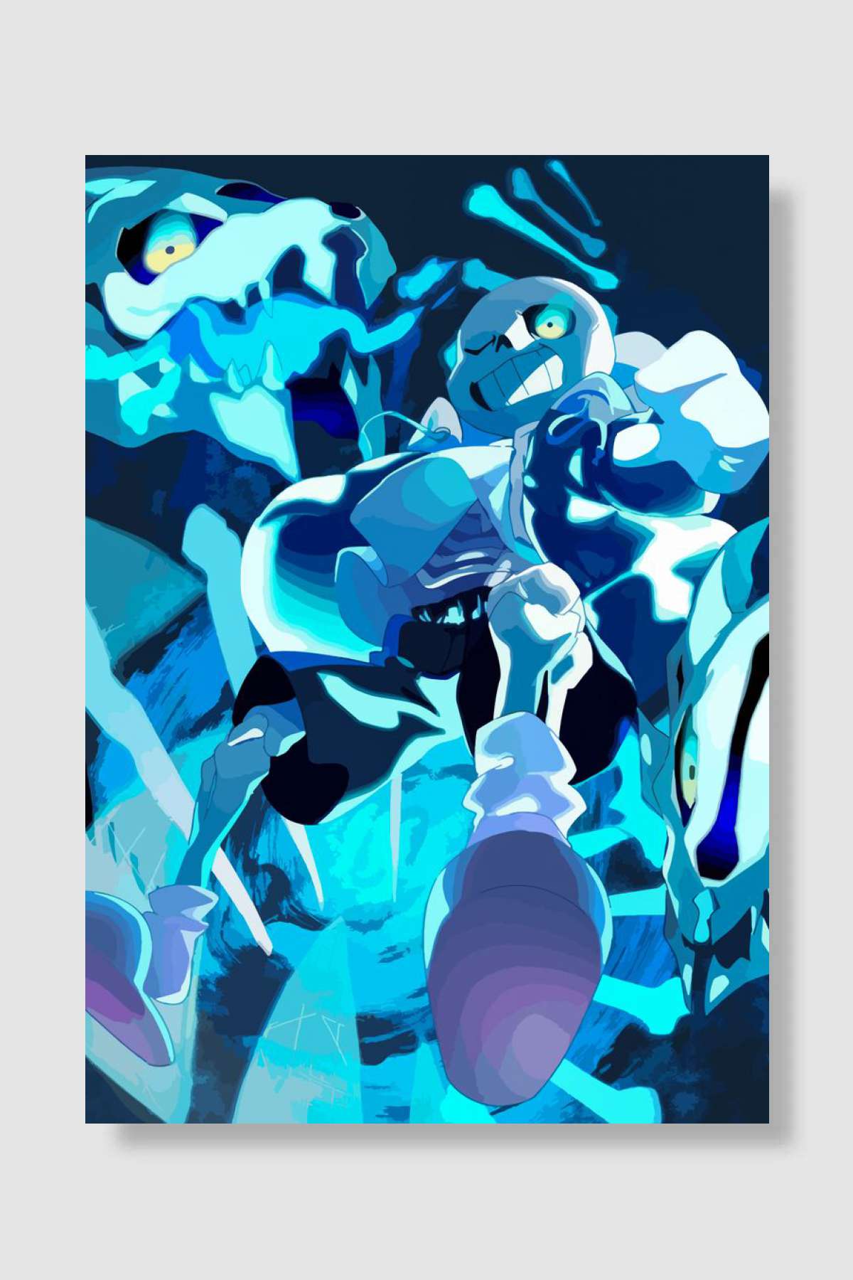 Undertale Oyun Poster Çerçevesiz Yüksek Kalite Oyun Afiş Duvar Poster