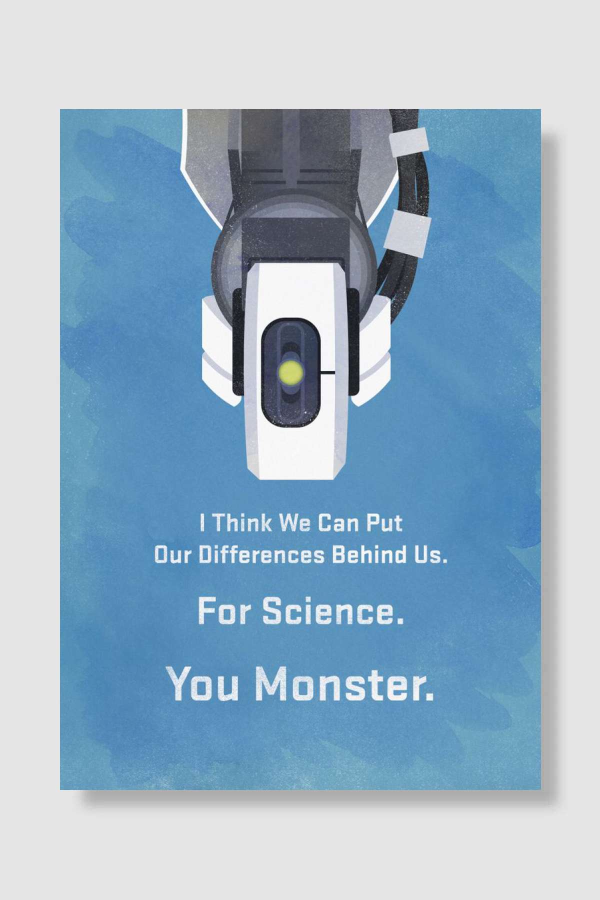 For Science You Monster Oyun Poster Çerçevesiz Yüksek Kalite Oyun Afiş Duvar Poster