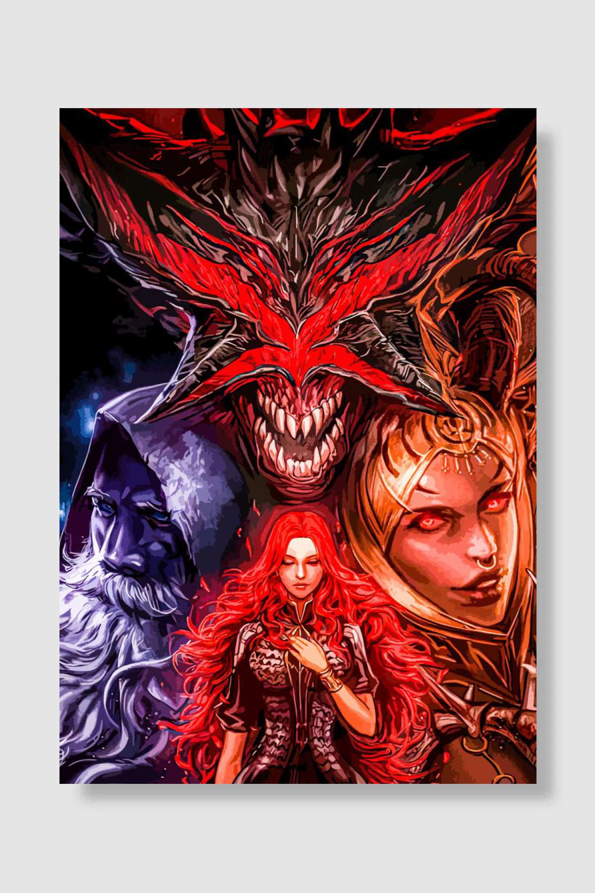 Path of exile Oyun Poster Çerçevesiz Yüksek Kalite Oyun Afiş Duvar Poster
