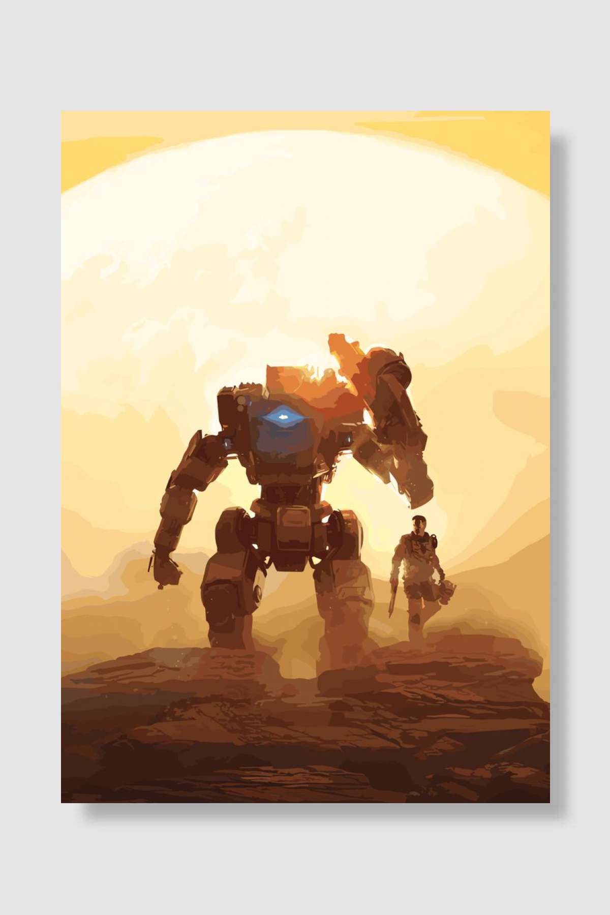 titanfall 2 Oyun Poster Çerçevesiz Yüksek Kalite Oyun Afiş Duvar Poster - En İyi Fiyatlarla