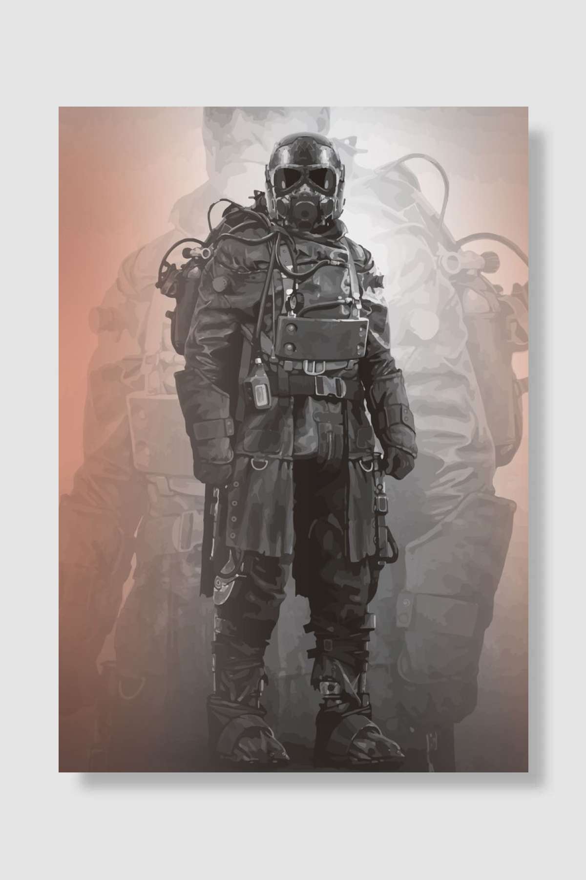 Metro Exodus Gaming Oyun Poster Çerçevesiz Yüksek Kalite Oyun Afiş Duvar Poster