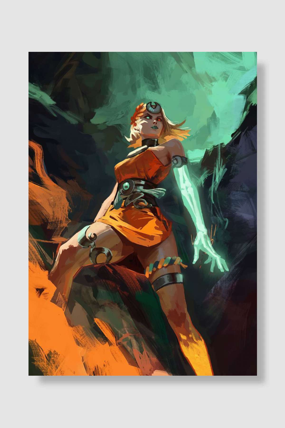 Hades Oyun Poster Çerçevesiz Yüksek Kalite Oyun Afiş Duvar Poster