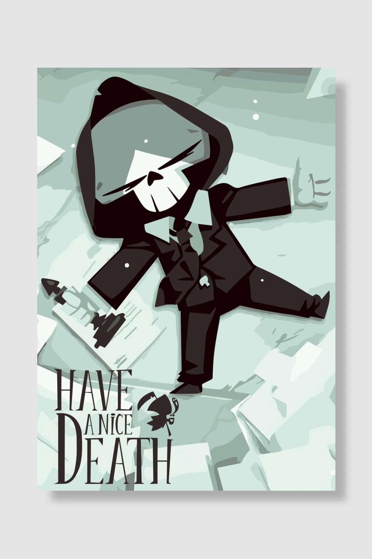 Have a Nice Death Oyun Poster Çerçevesiz Yüksek Kalite Oyun Afiş Duvar Poster