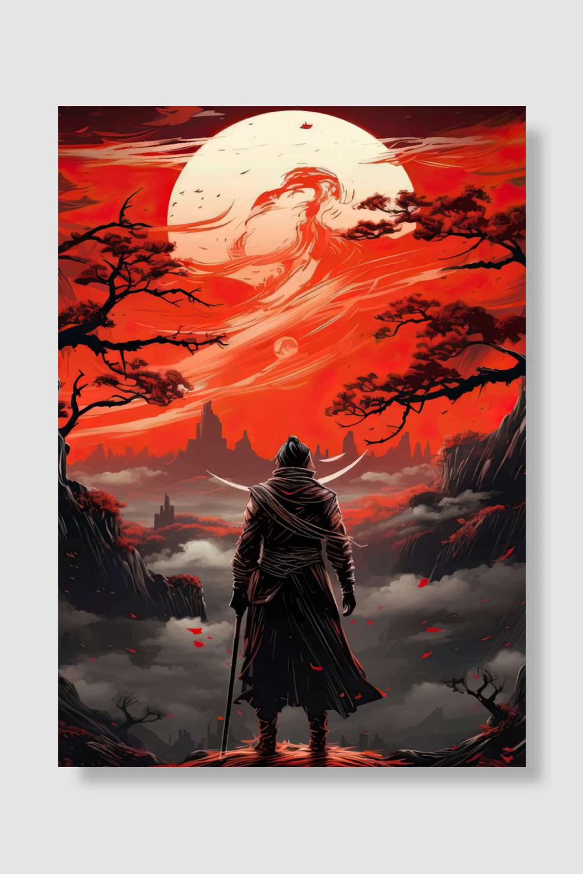 sekiro shadows die twice Oyun Poster Çerçevesiz Yüksek Kalite Oyun Afiş Duvar Poster