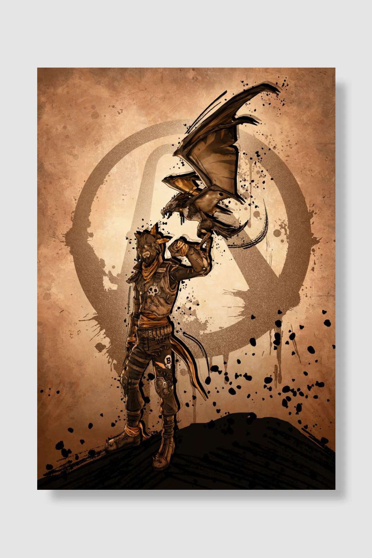 Mordecai Oyun Poster Çerçevesiz Yüksek Kalite Oyun Afiş Duvar Poster