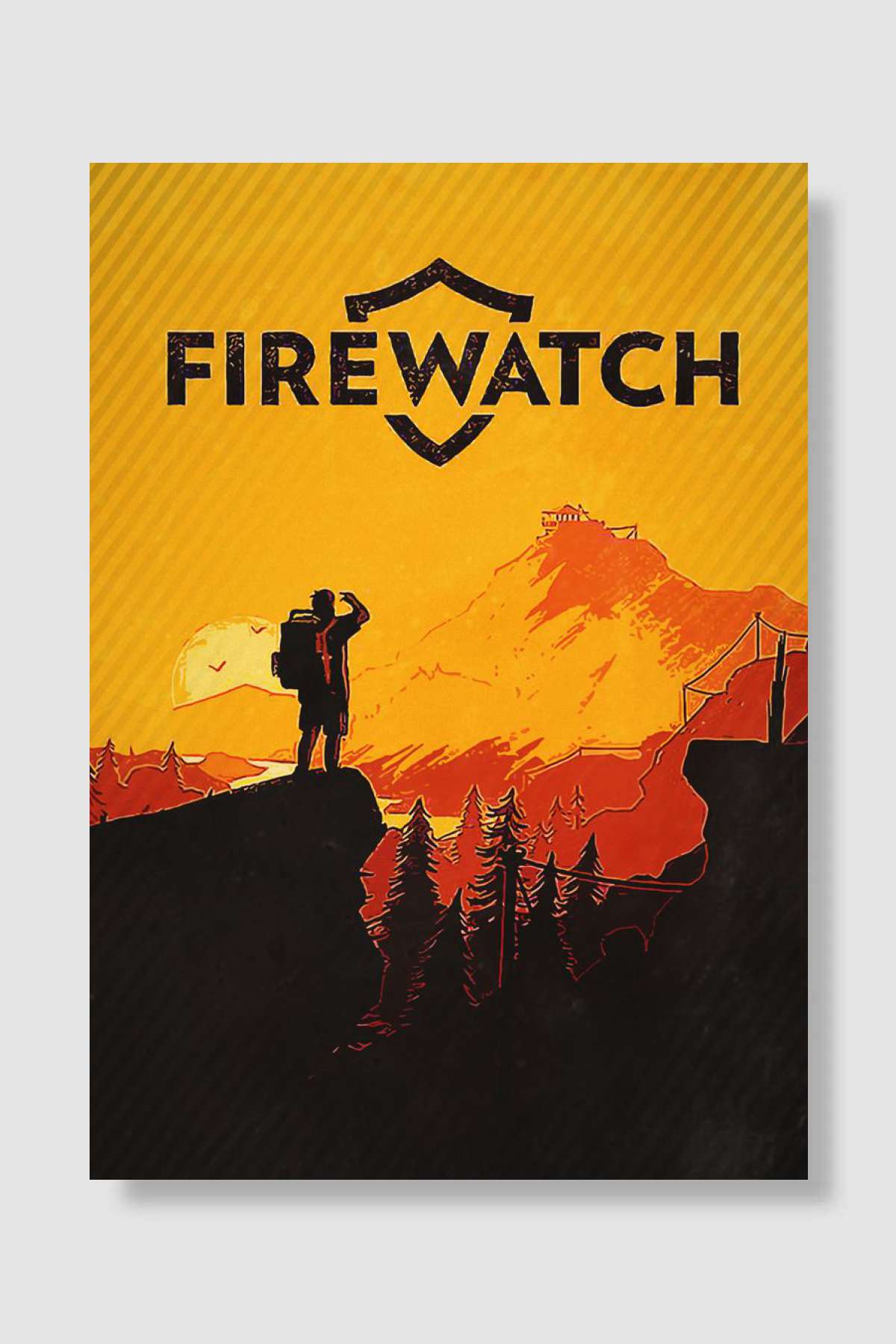Firewatch Oyun Poster Çerçevesiz Yüksek Kalite Oyun Afiş Duvar Poster