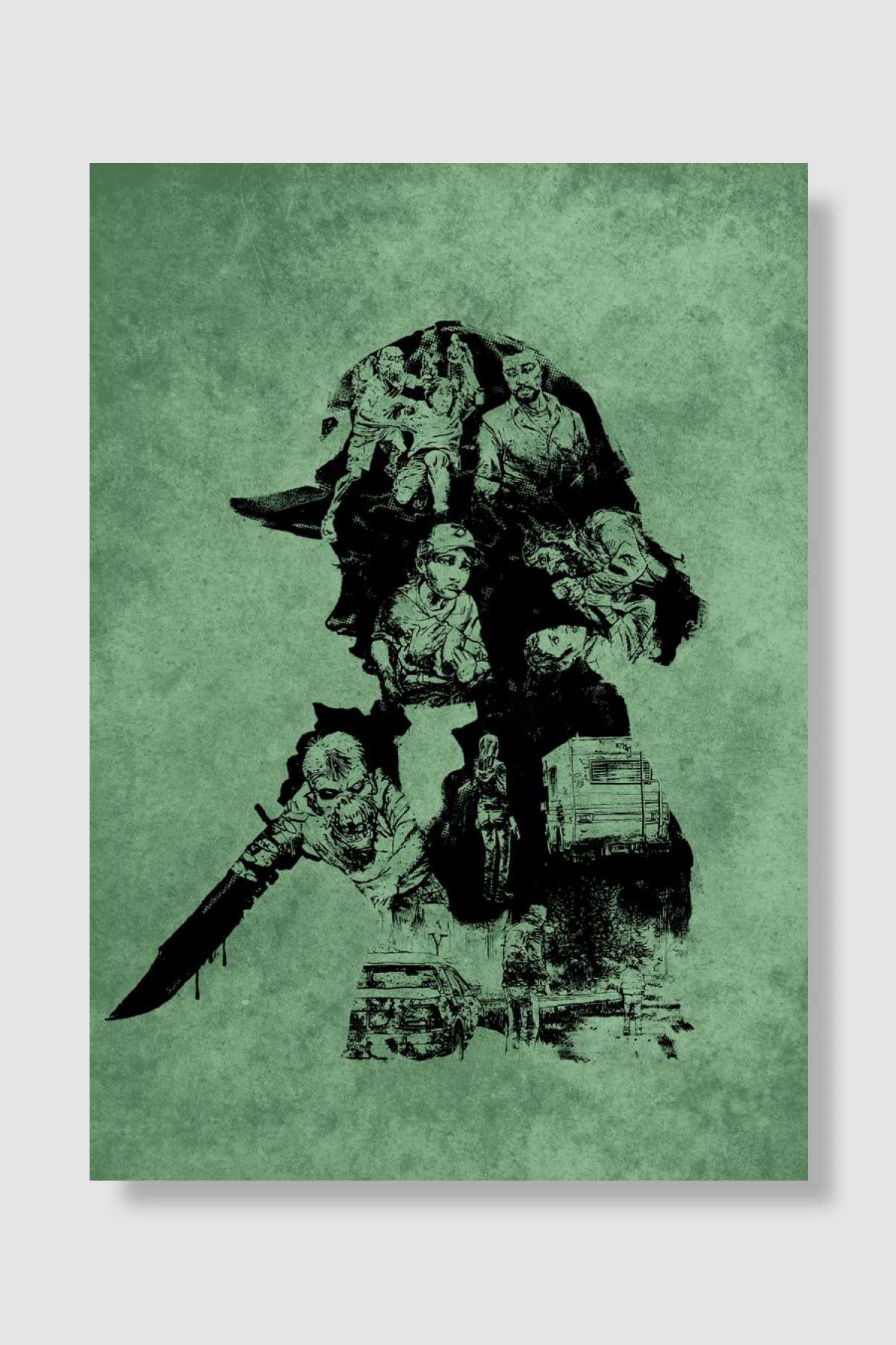 TWD loyal Clem Oyun Poster Çerçevesiz Yüksek Kalite Oyun Afiş Duvar Poster