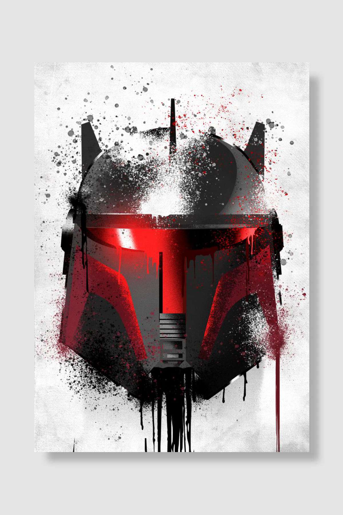 Moff Gideon Graffiti Oyun Poster Çerçevesiz Yüksek Kalite Oyun Afiş Duvar Poster