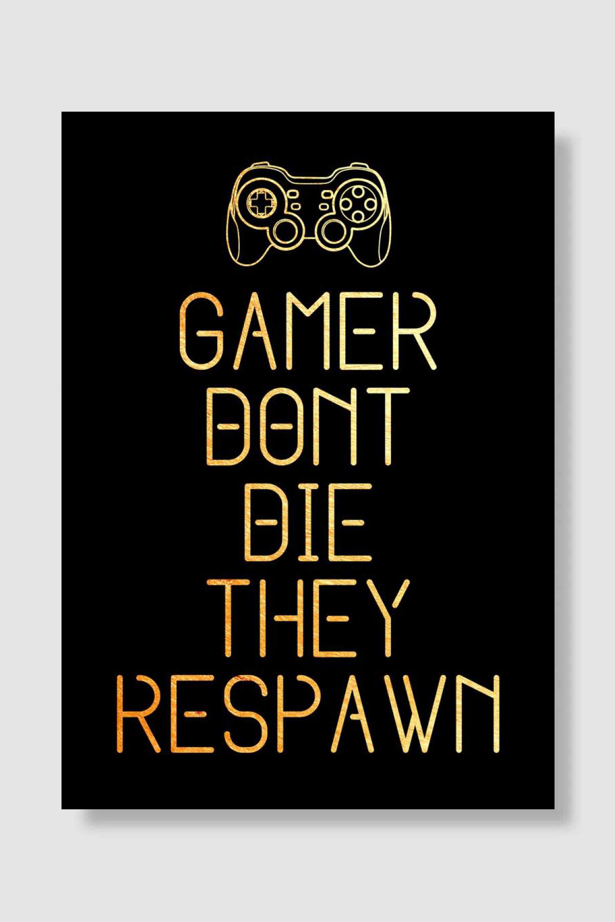 Gamer Oyun Poster Çerçevesiz Yüksek Kalite Oyun Afiş Duvar Poster