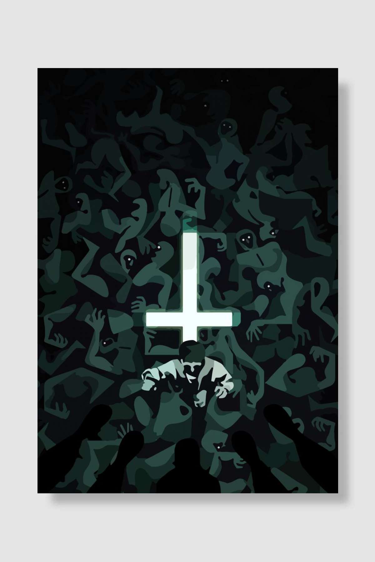 Outlast II Game Movies Oyun Poster Çerçevesiz Yüksek Kalite Oyun Afiş Duvar Poster