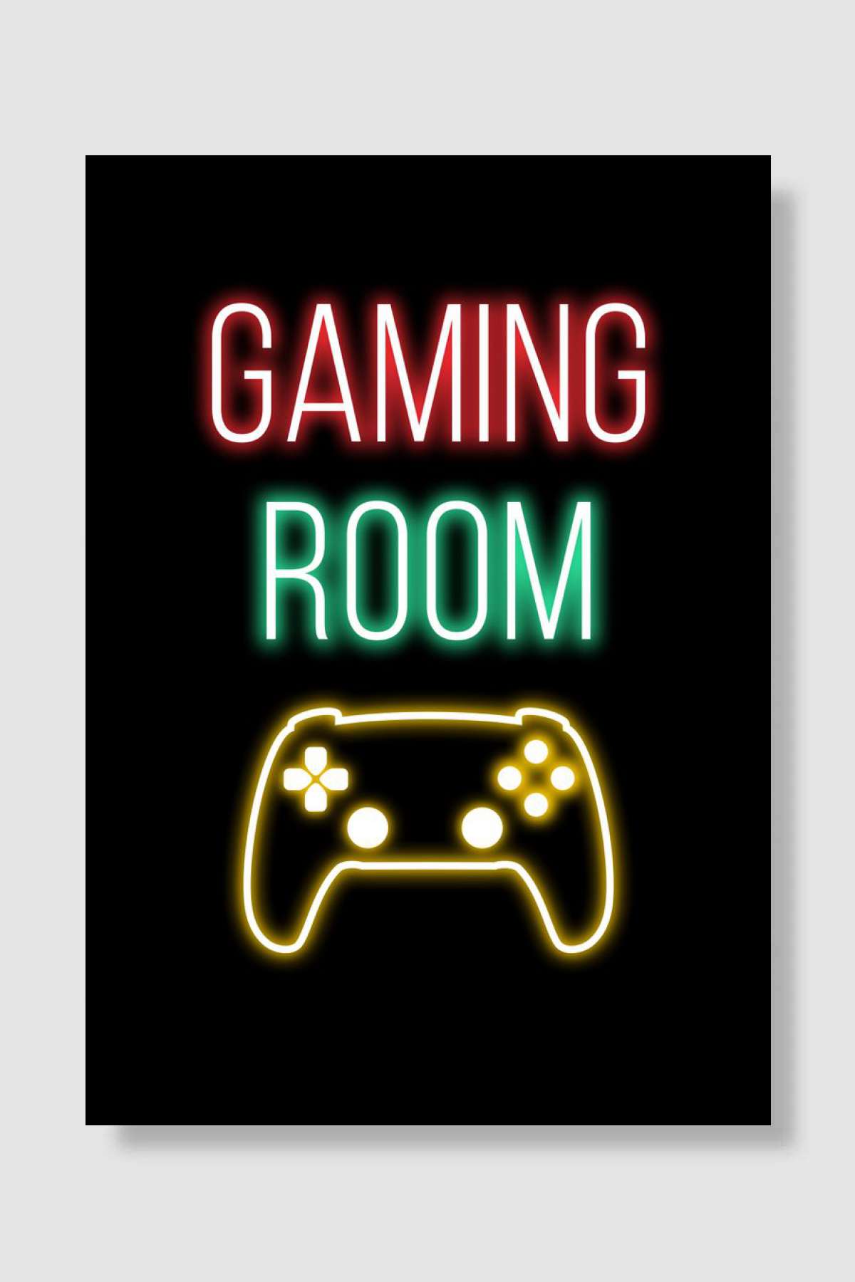 Gaming Room Oyun Poster Çerçevesiz Yüksek Kalite Oyun Afiş Duvar Poster