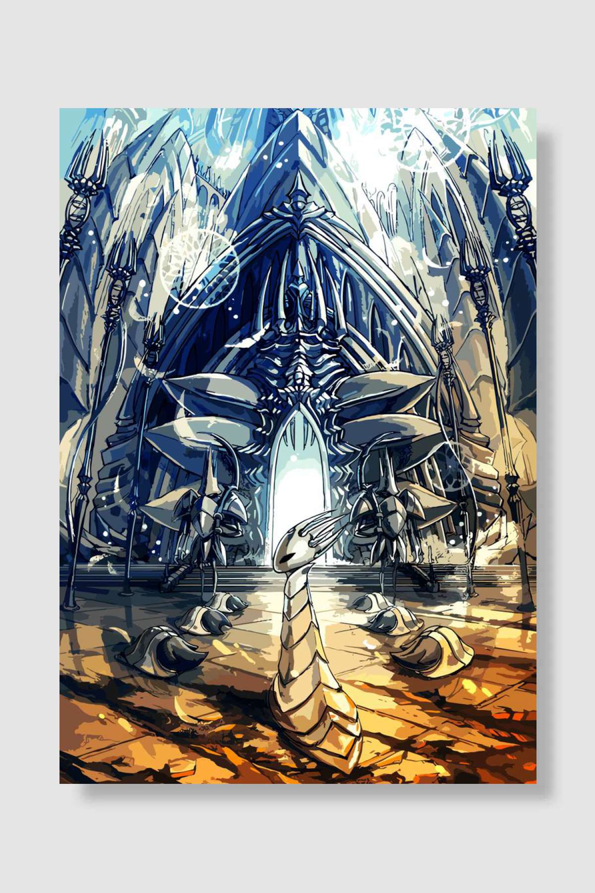 Silksong Hornet Hallownest Oyun Poster Çerçevesiz Yüksek Kalite Oyun Afiş Duvar Poster