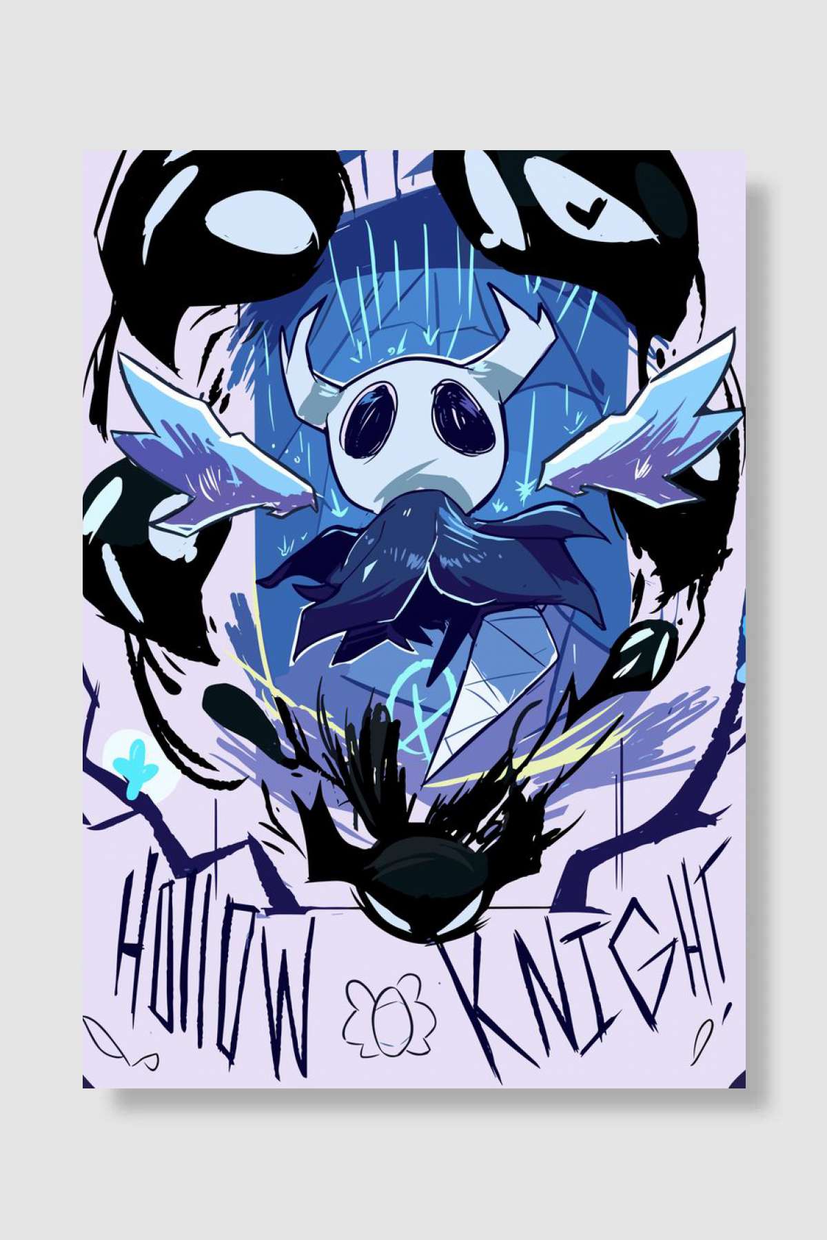 Hollow Knight Oyun Poster Çerçevesiz Yüksek Kalite Oyun Afiş Duvar Poster
