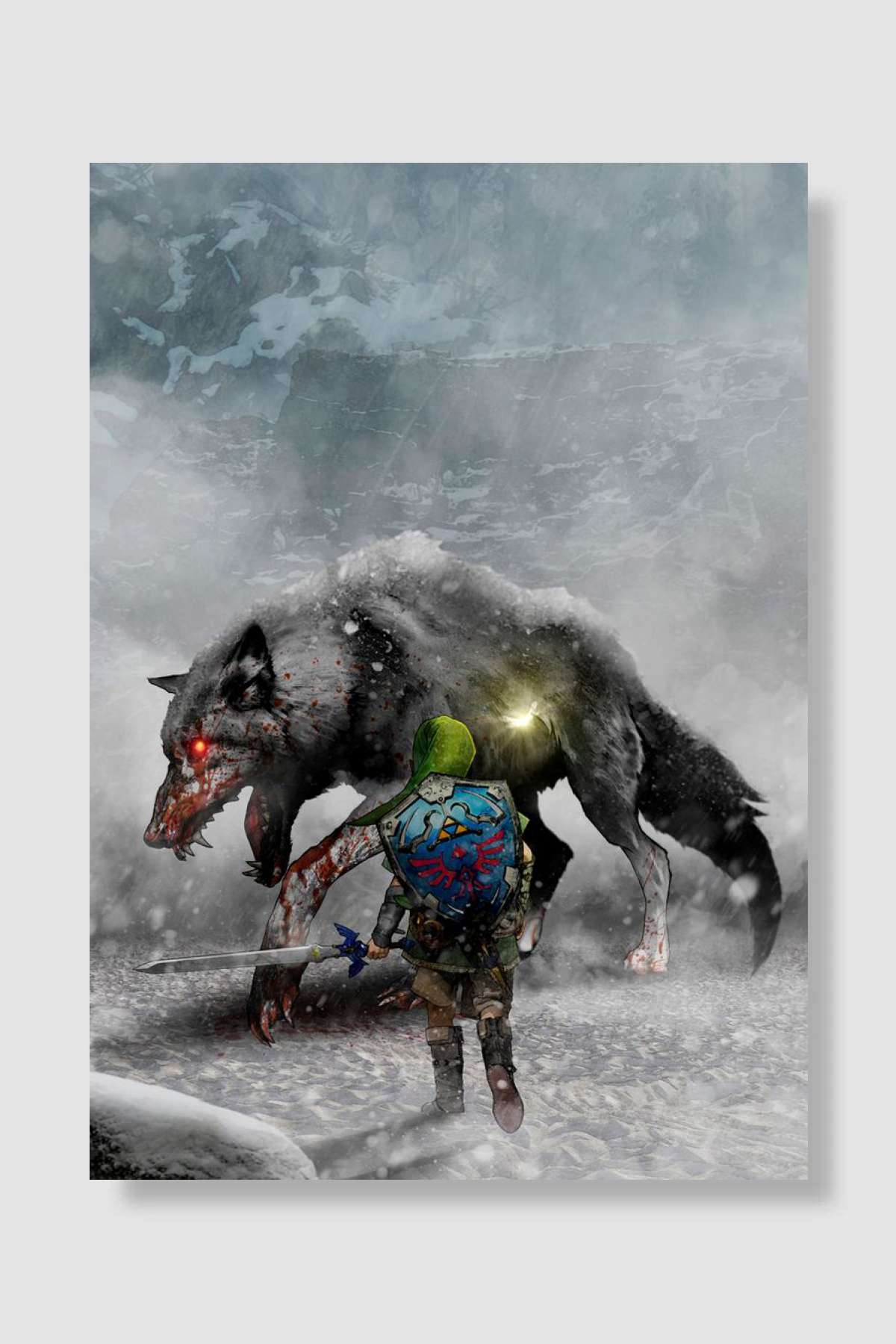 Link V2 Oyun Poster Çerçevesiz Yüksek Kalite Oyun Afiş Duvar Poster