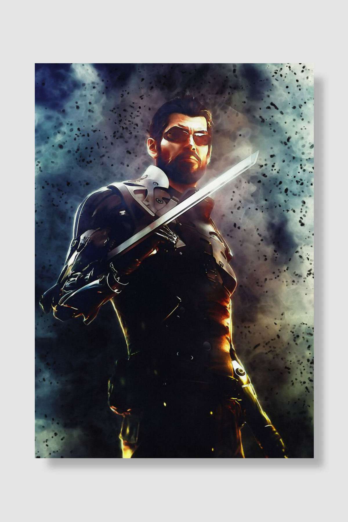 JC Denton Oyun Poster Çerçevesiz Yüksek Kalite Oyun Afiş Duvar Poster - En İyi Fiyatlarla