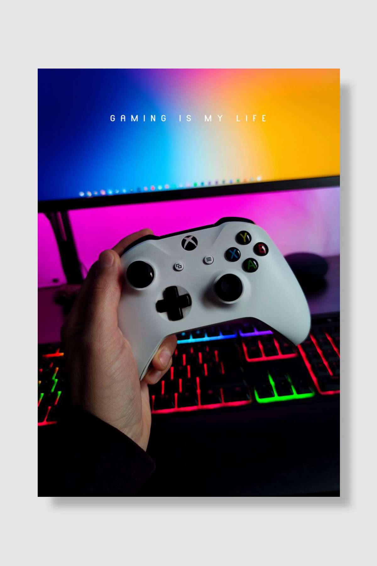 Gaming Oyun Poster Çerçevesiz Yüksek Kalite Oyun Afiş Duvar Poster