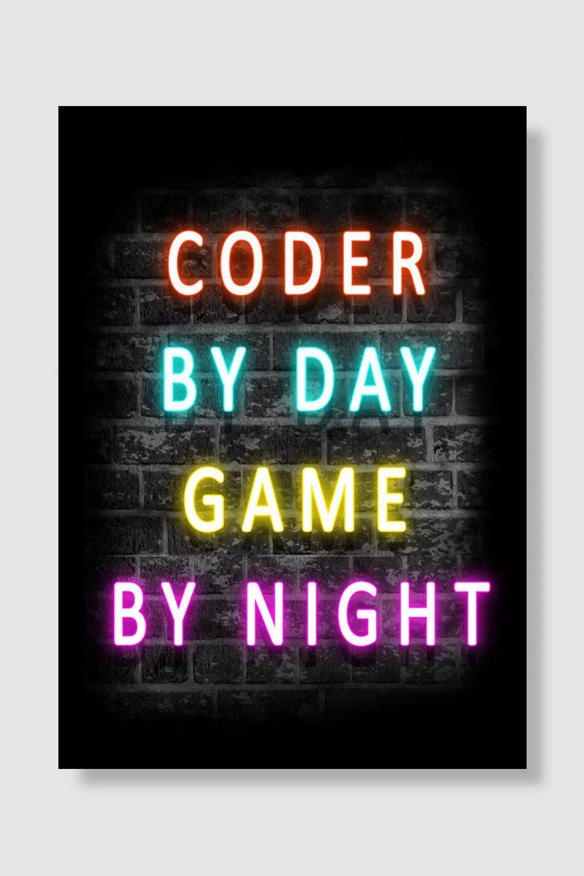 Quotes Gaming Game Oyun Poster Çerçevesiz Yüksek Kalite Oyun Afiş Duvar Poster