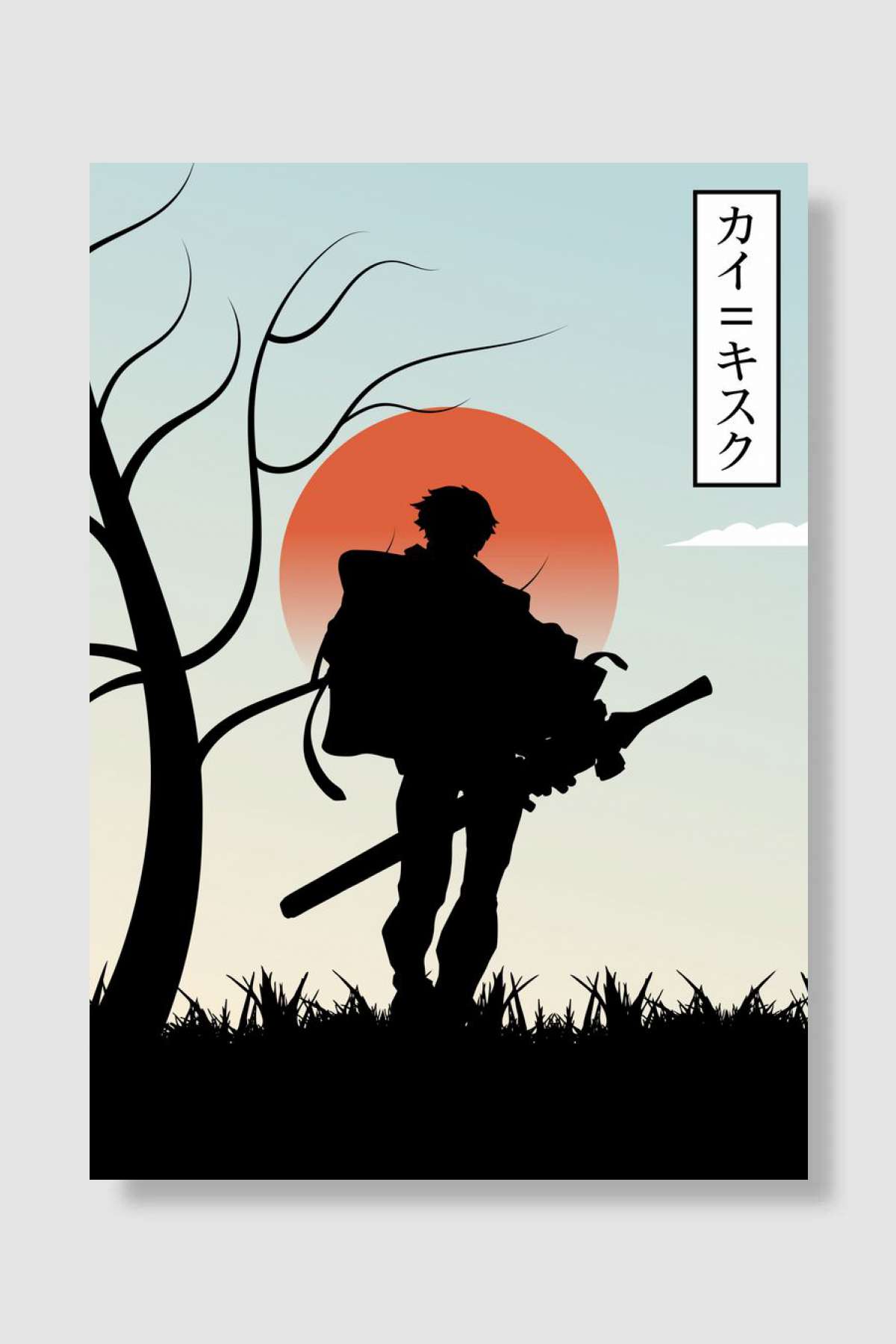 Ky Kiske Guilty Gear Oyun Poster Çerçevesiz Yüksek Kalite Oyun Afiş Duvar Poster