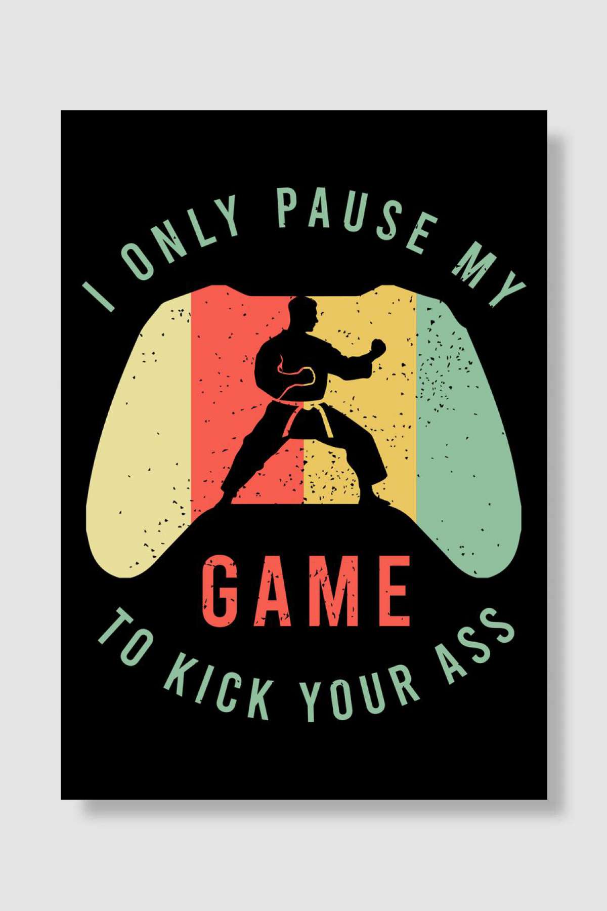 Martial Arts Gift Oyun Poster Çerçevesiz Yüksek Kalite Oyun Afiş Duvar Poster