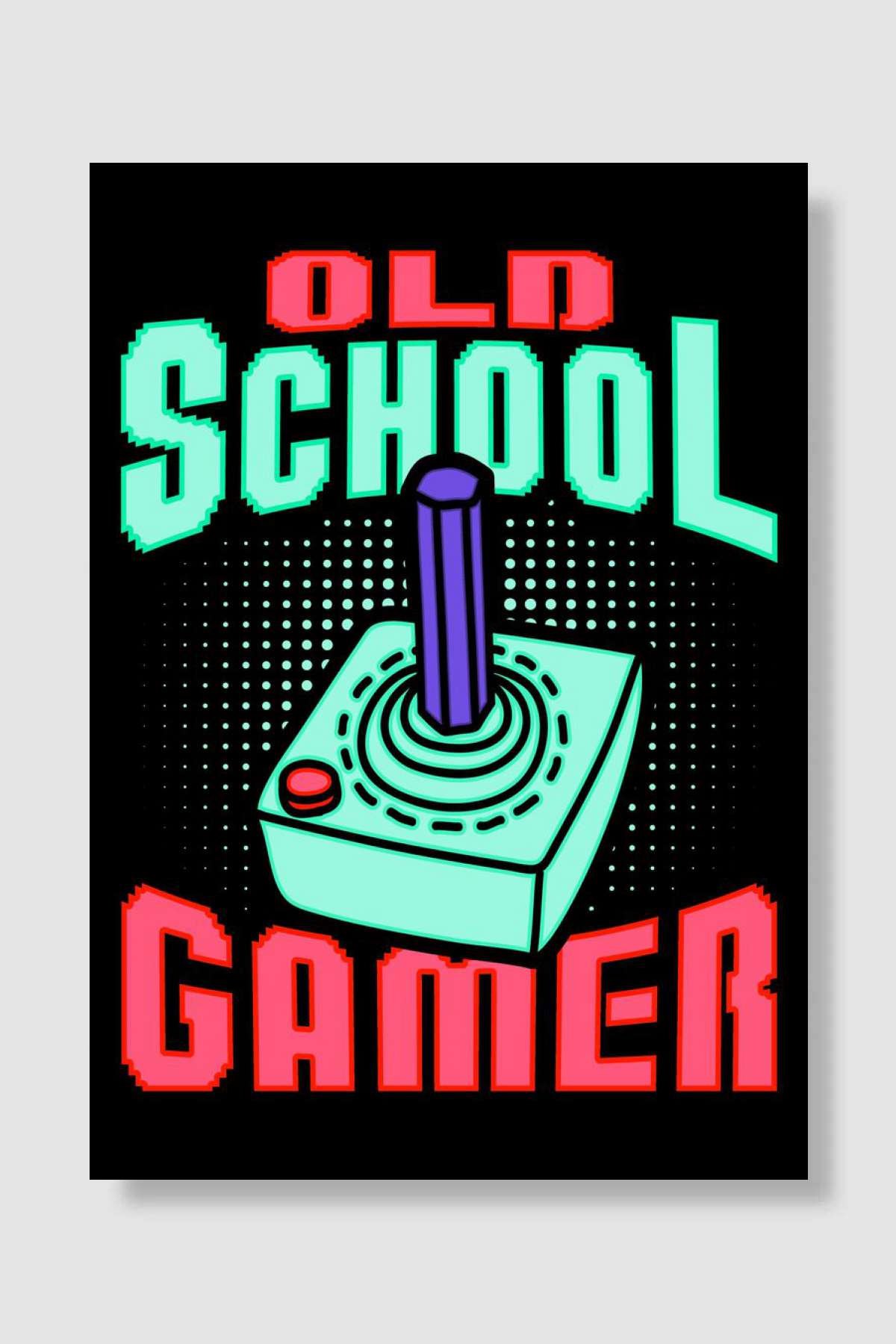 Retro Video Gaming 8bit Oyun Poster Çerçevesiz Yüksek Kalite Oyun Afiş Duvar Poster