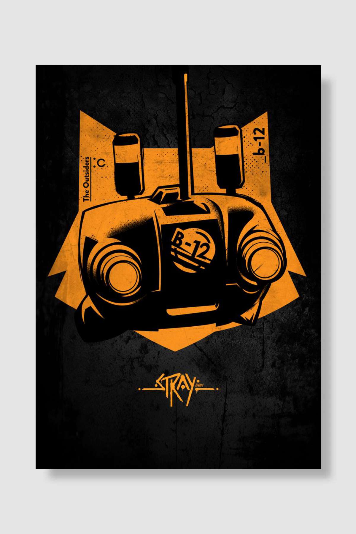 Binoculars Stray Graphic Oyun Poster Çerçevesiz Yüksek Kalite Oyun Afiş Duvar Poster