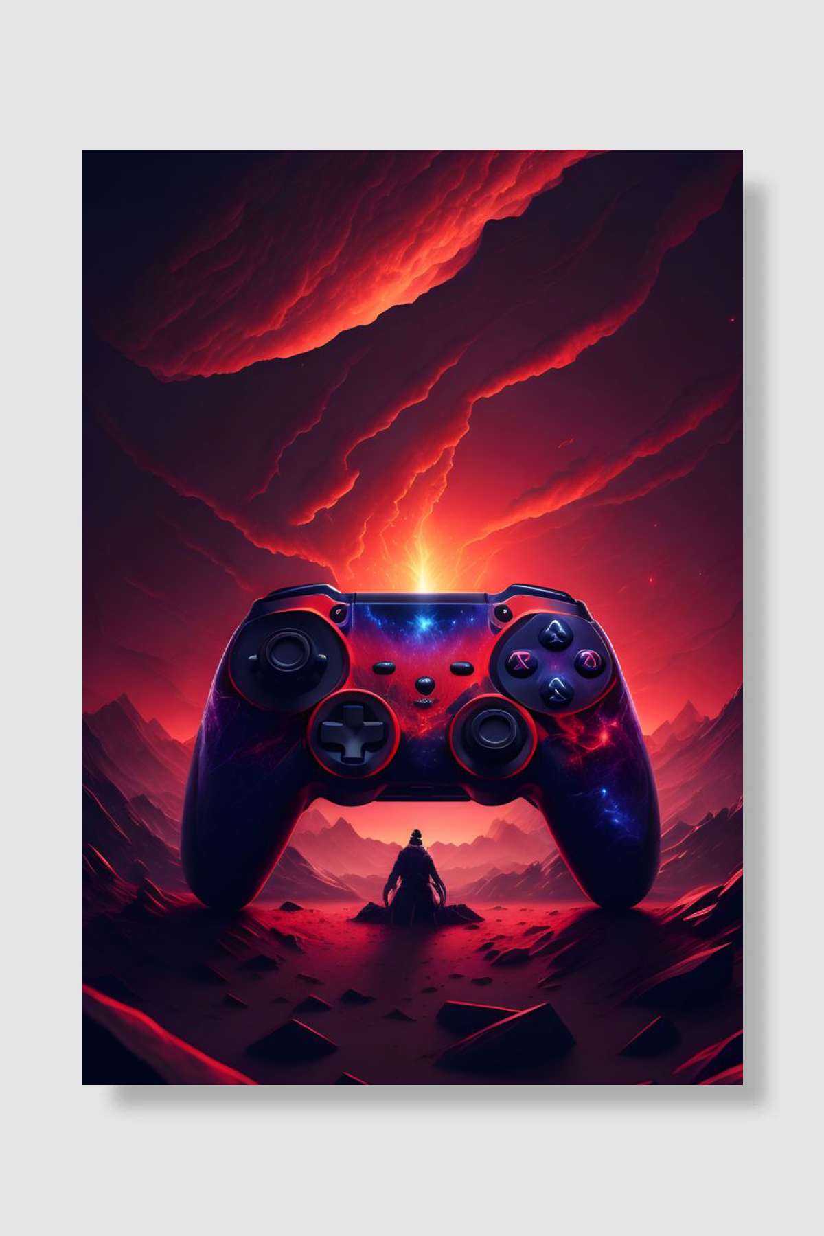 Gaming Universe Oyun Poster Çerçevesiz Yüksek Kalite Oyun Afiş Duvar Poster