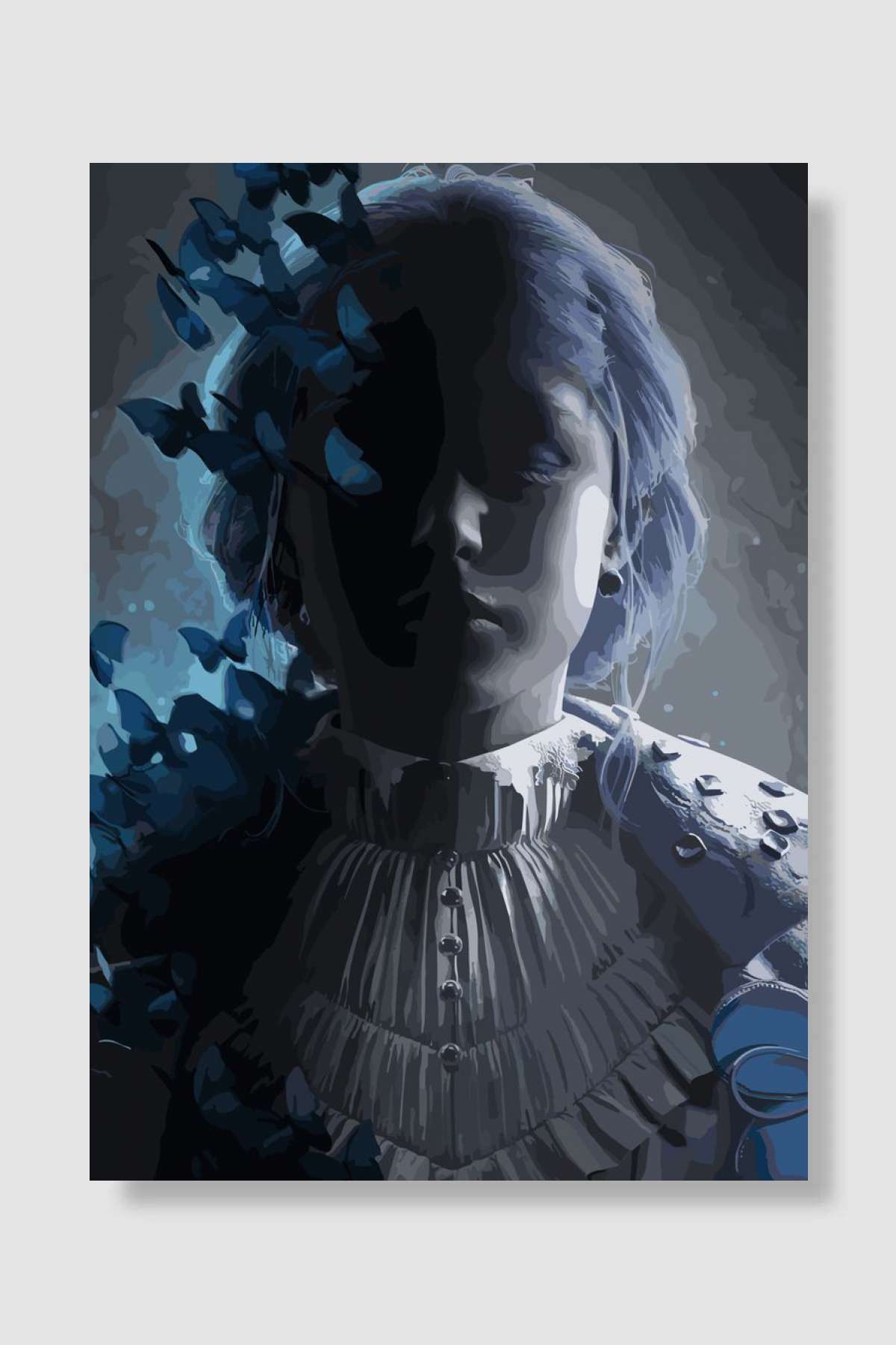 horror games Oyun Poster Çerçevesiz Yüksek Kalite Oyun Afiş Duvar Poster