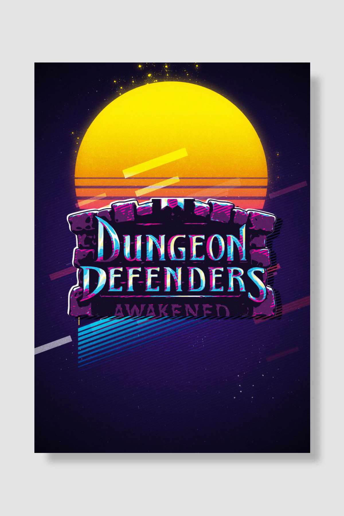 dungeon defenders awakened Oyun Poster Çerçevesiz Yüksek Kalite Oyun Afiş Duvar Poster
