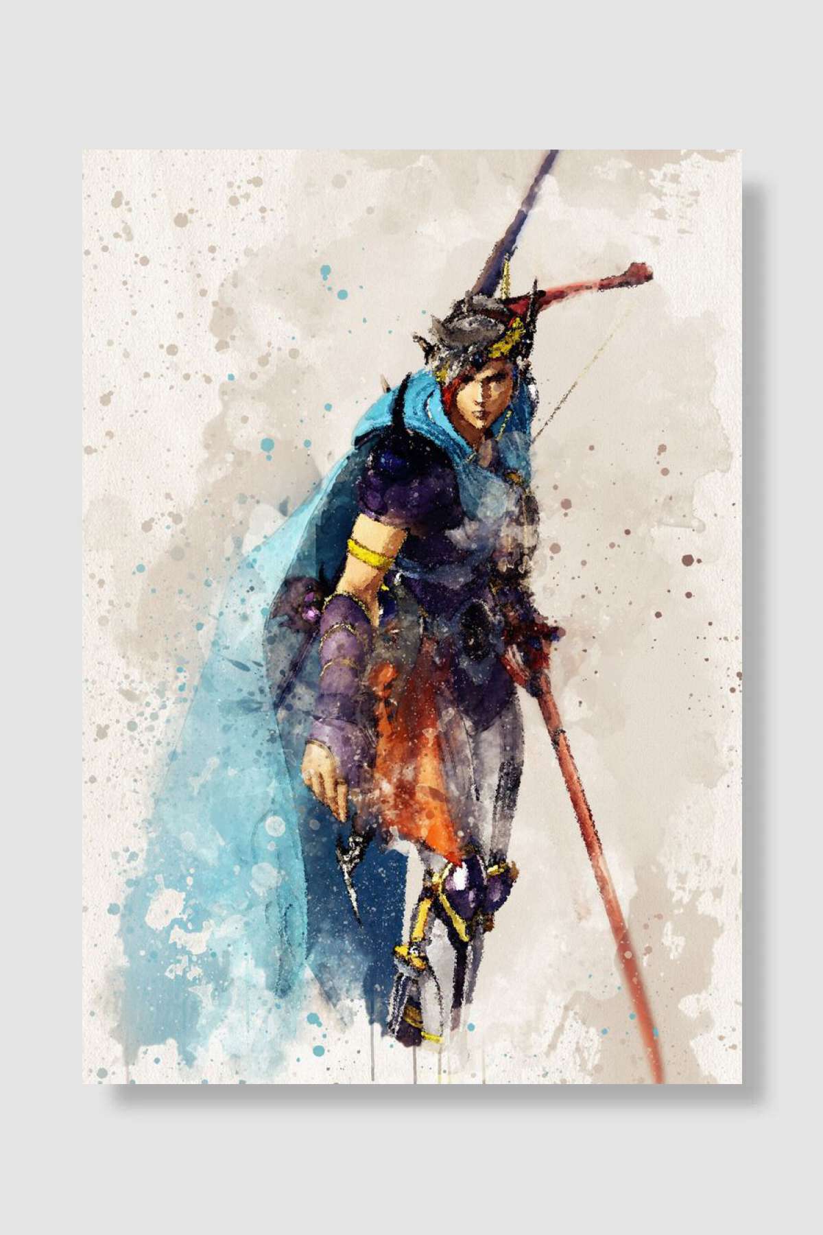 Firion Oyun Poster Çerçevesiz Yüksek Kalite Oyun Afiş Duvar Poster