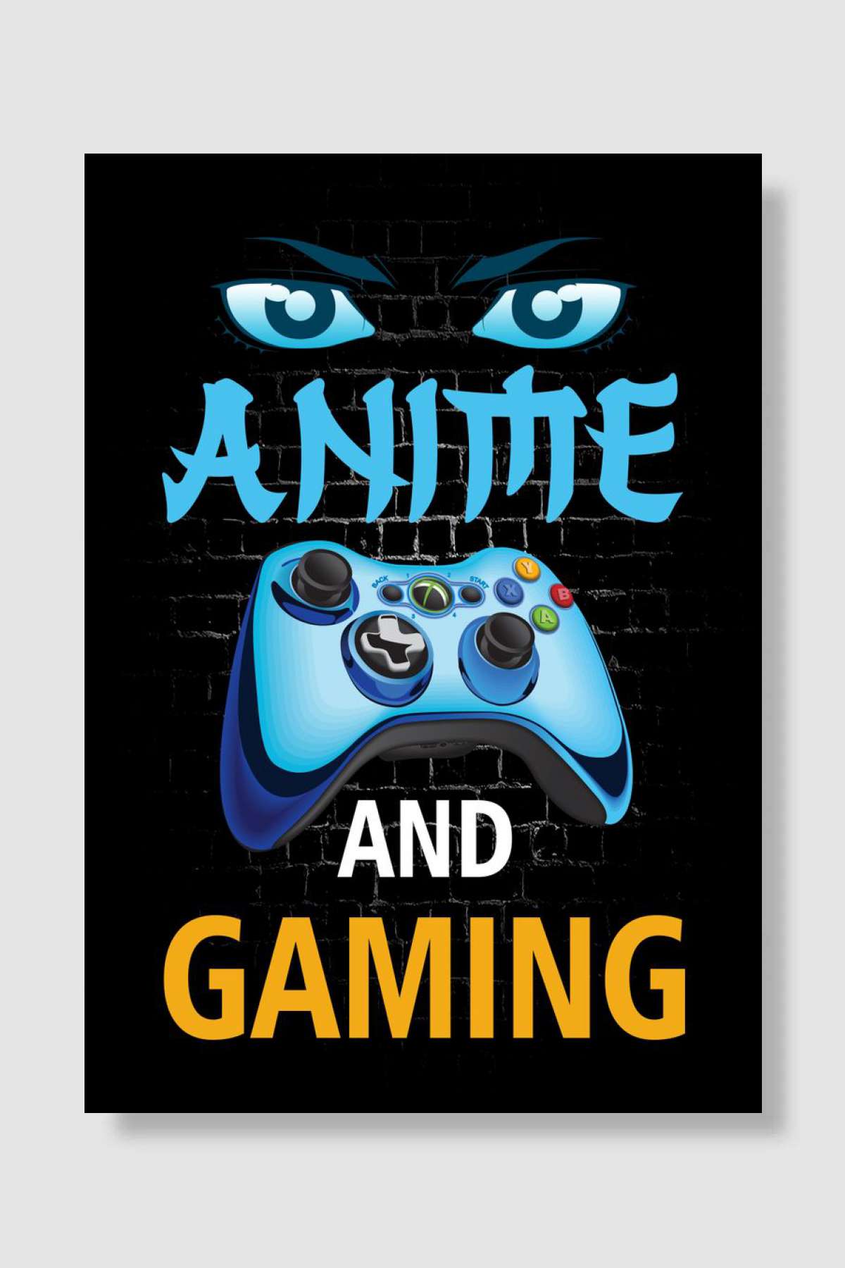 Anime and gaming quote Oyun Poster Çerçevesiz Yüksek Kalite Oyun Afiş Duvar Poster - En İyi Fiyatlarla